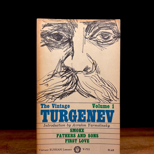 The Vintage Turgenev: Volume 1 (1960) Vintage Paperback Book