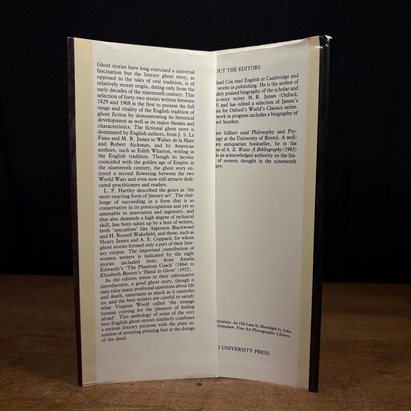 The Oxford Book of English Ghost Stories / Michael Cox and R. A. Gilbert (1986) Vintage Hardcover Book
