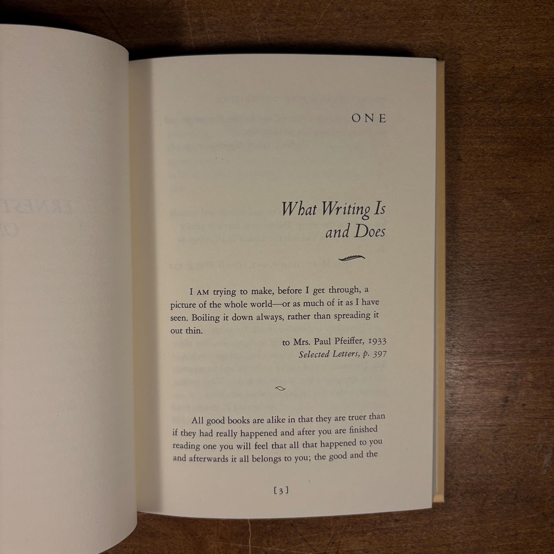 First Printing - Ernest Hemingway on Writing / Larry W. Phillips (1984) Vintage Hardcover Book