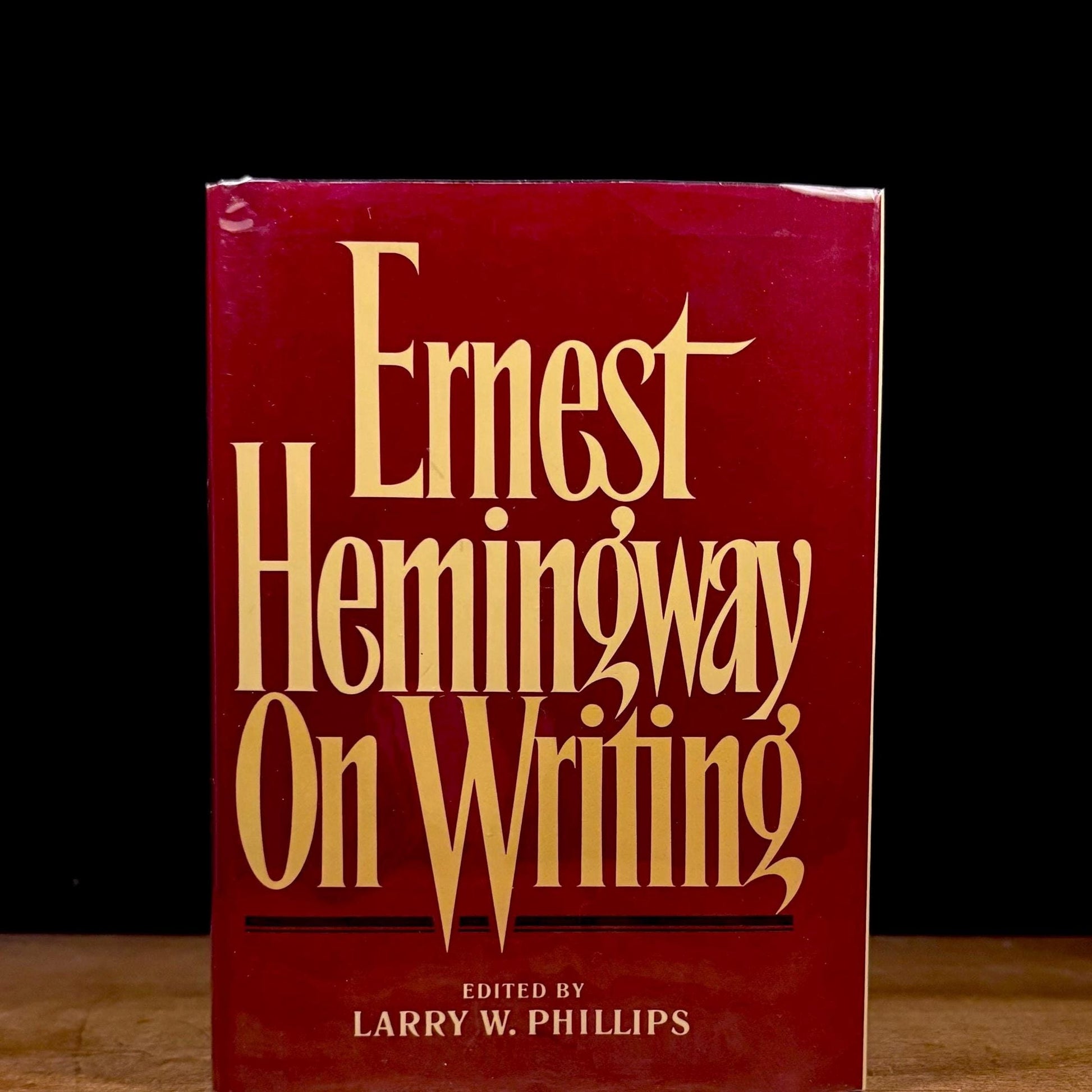 First Printing - Ernest Hemingway on Writing / Larry W. Phillips (1984) Vintage Hardcover Book