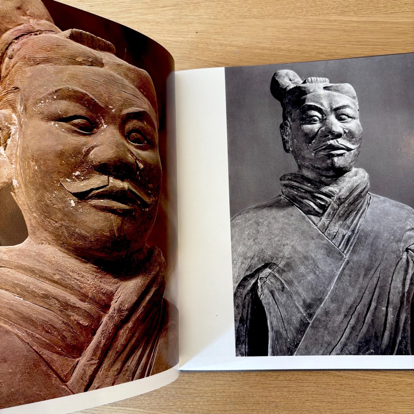 Ancient Chinese Sculptural Works: Terra-Cotta Figures from Qin Shihuang’s Tomb (1983) Vintage Hardcover Book