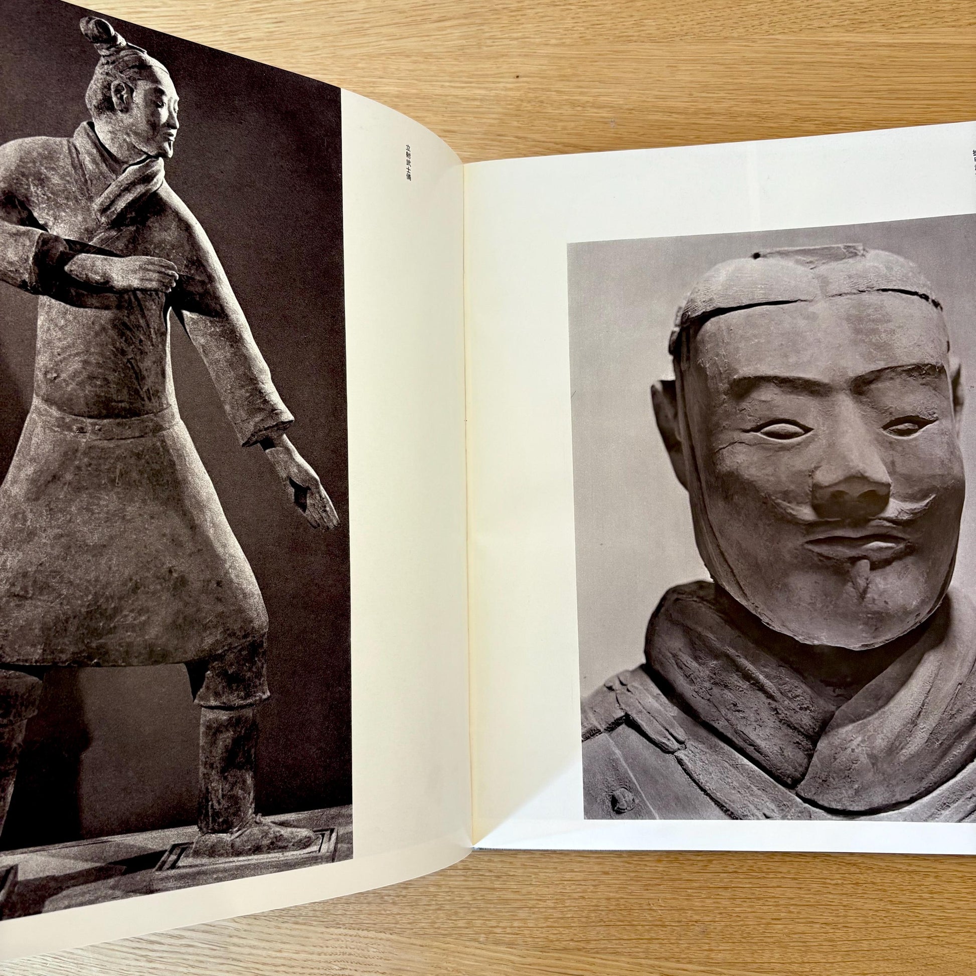 Ancient Chinese Sculptural Works: Terra-Cotta Figures from Qin Shihuang’s Tomb (1983) Vintage Hardcover Book