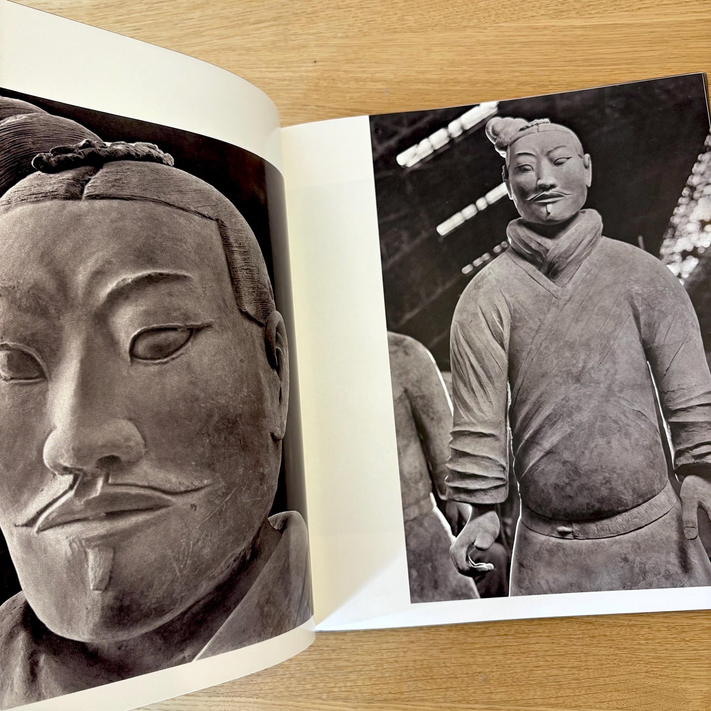 Ancient Chinese Sculptural Works: Terra-Cotta Figures from Qin Shihuang’s Tomb (1983) Vintage Hardcover Book