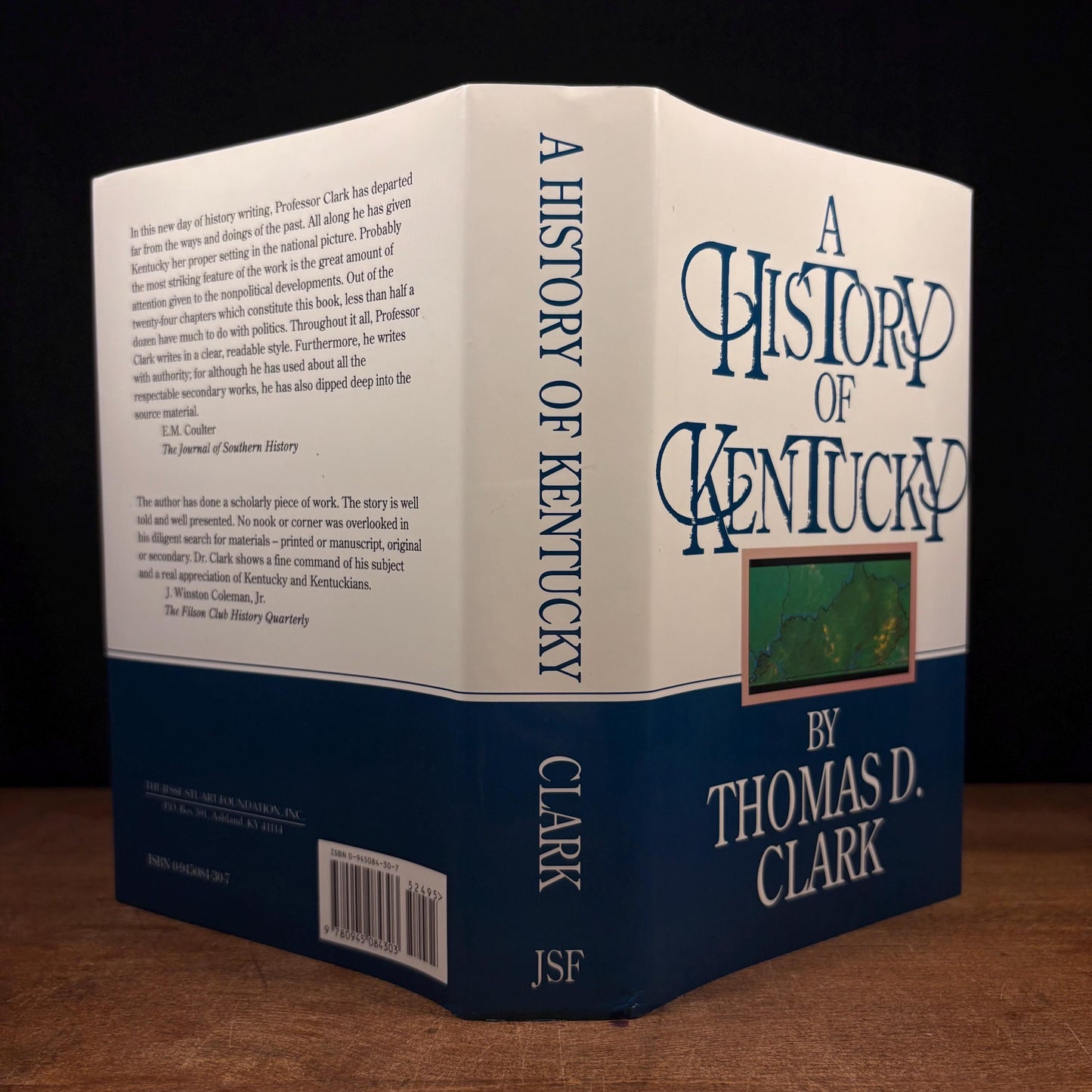 A History of Kentucky / Thomas D. Clark (1992) Vintage Hardcover Book