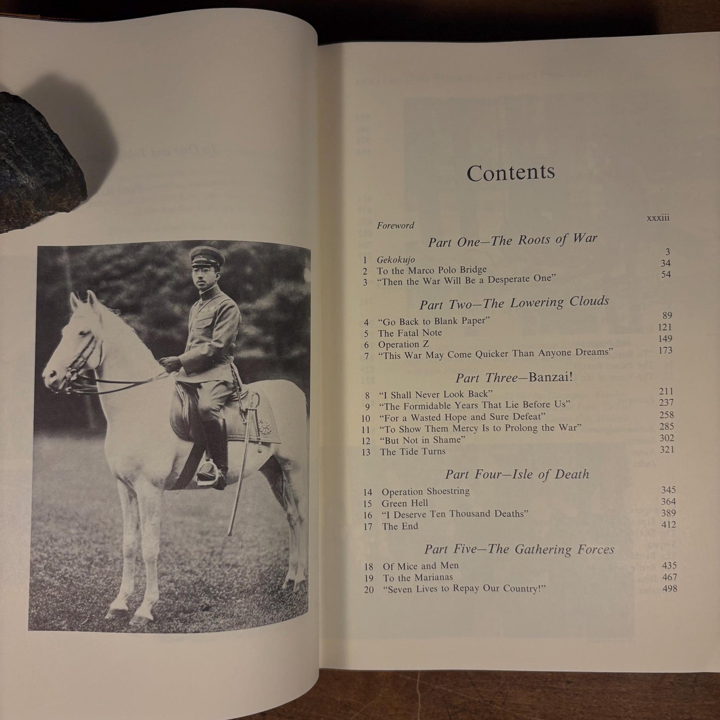 First Printing - The Rising Sun: The Decline and Fall of the Japanese Empire, 1936-1945 / John Toland (1970) Vintage Hardcover Book
