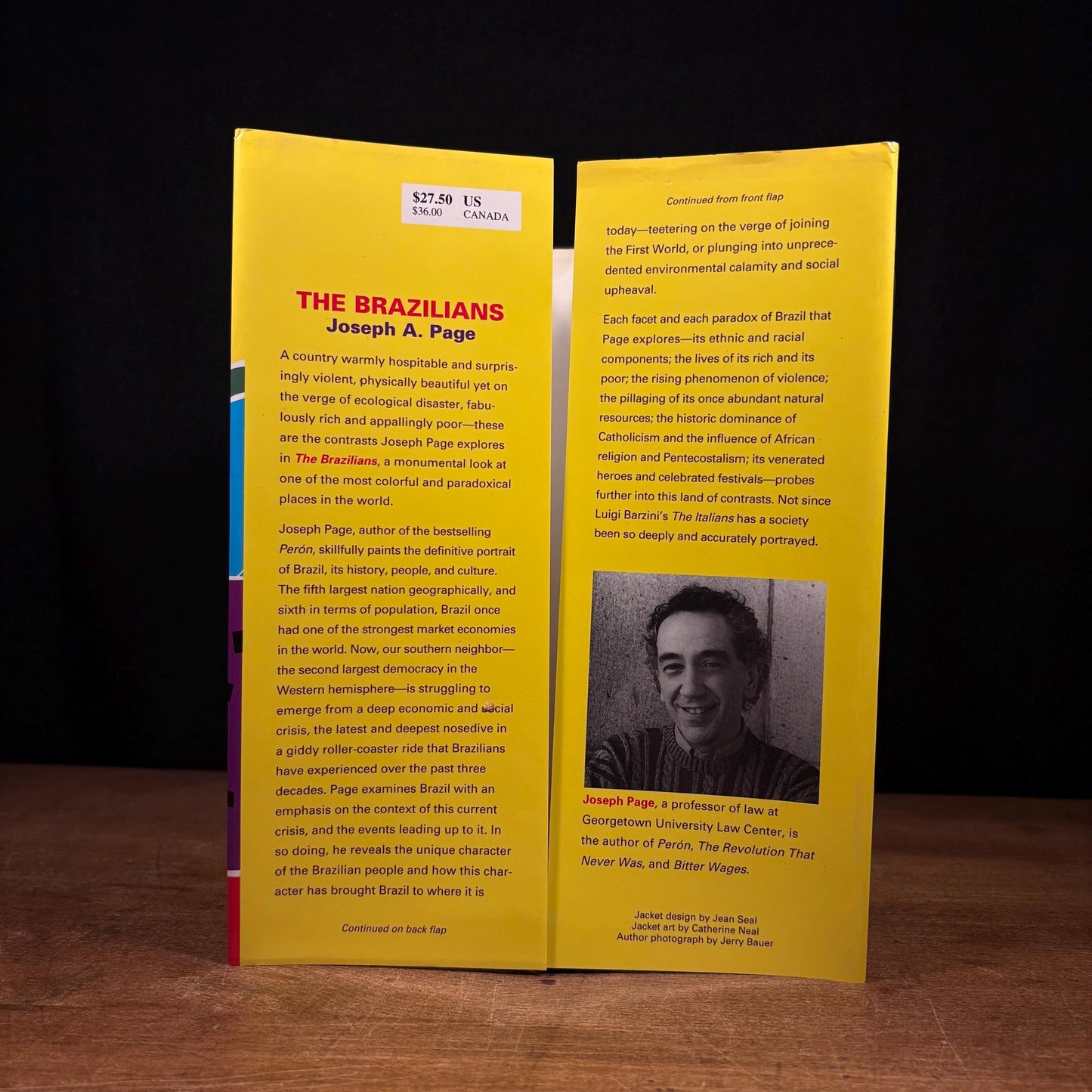 Early Printing - The Brazilians / Joseph A. Page (1995) Vintage Hardcover Book