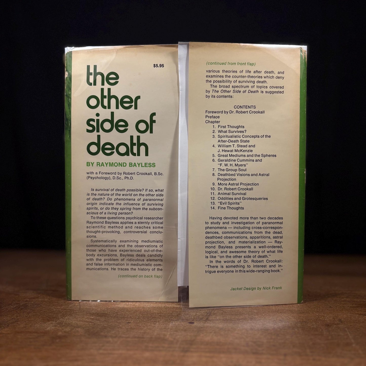 First Printing - The Other Side of Death / Raymond Bayless (1976) Vintage Hardcover Book