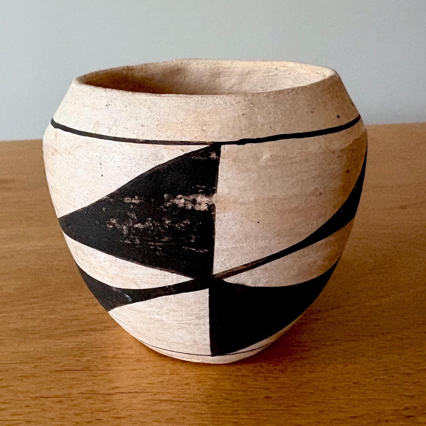 Acoma Pueblo Jar - Vintage Handmade Pottery