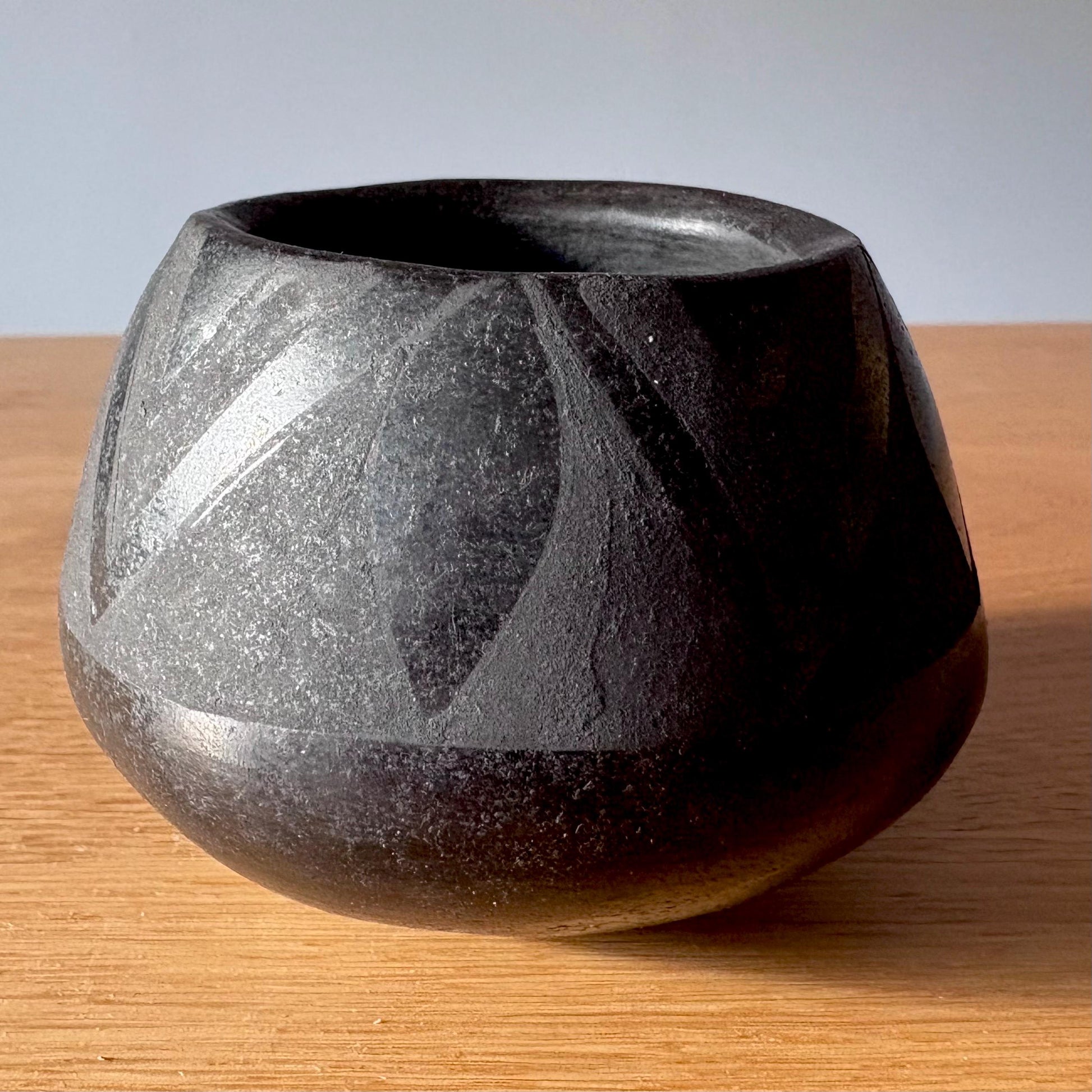 Santa Clara Pueblo Jar - Vintage Handmade Pottery