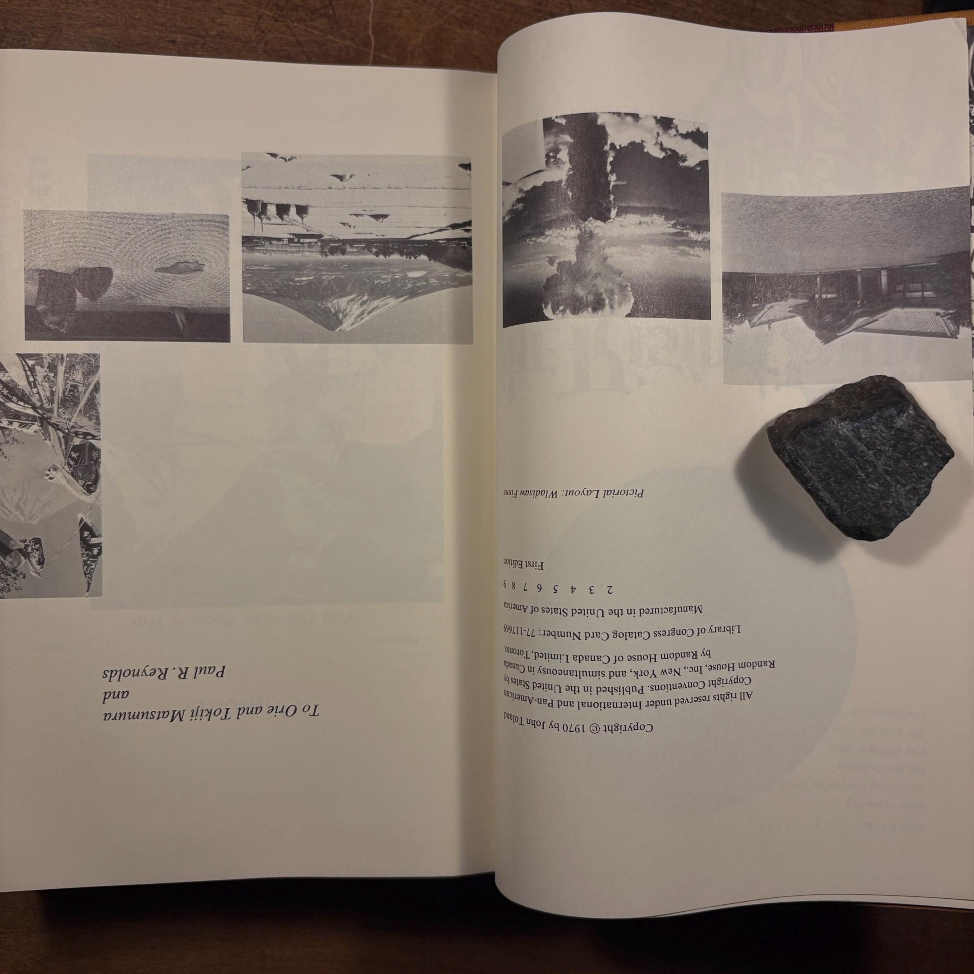 First Printing - The Rising Sun: The Decline and Fall of the Japanese Empire, 1936-1945 / John Toland (1970) Vintage Hardcover Book