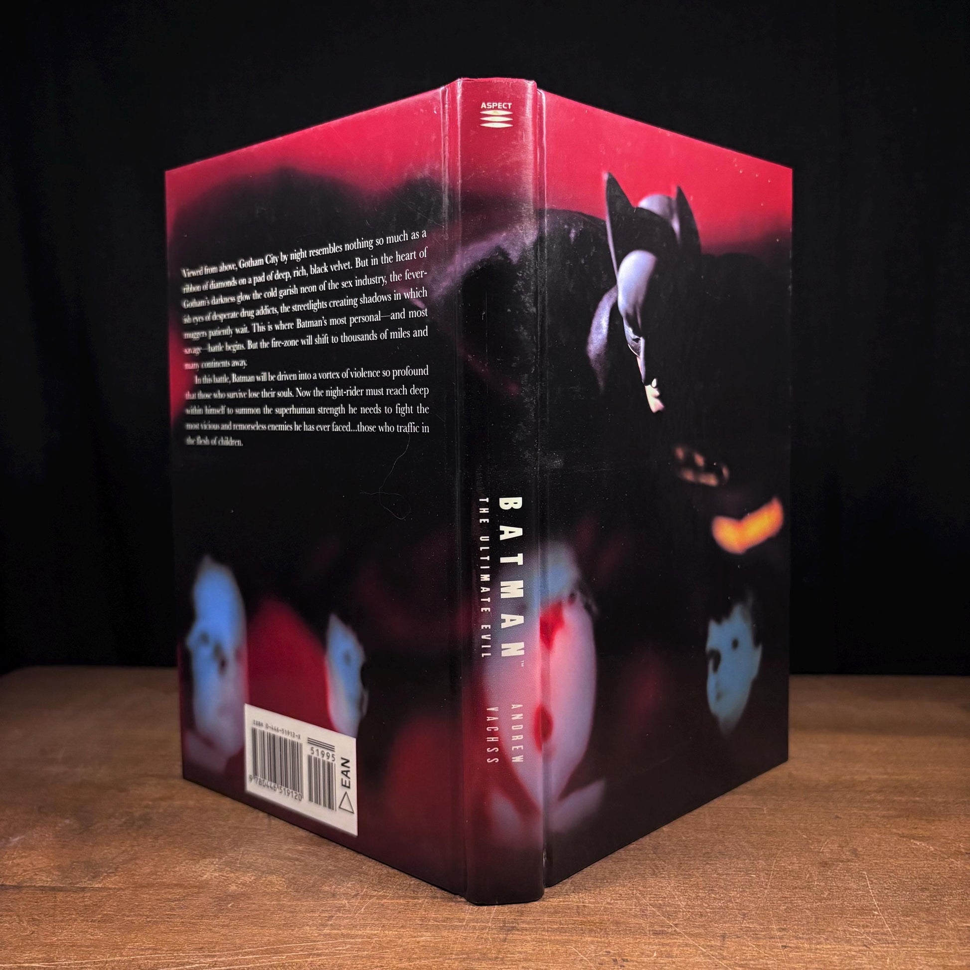 First Printing - Batman: The Ultimate Evil / Andrew Vachss (1995) Vintage Hardcover Book