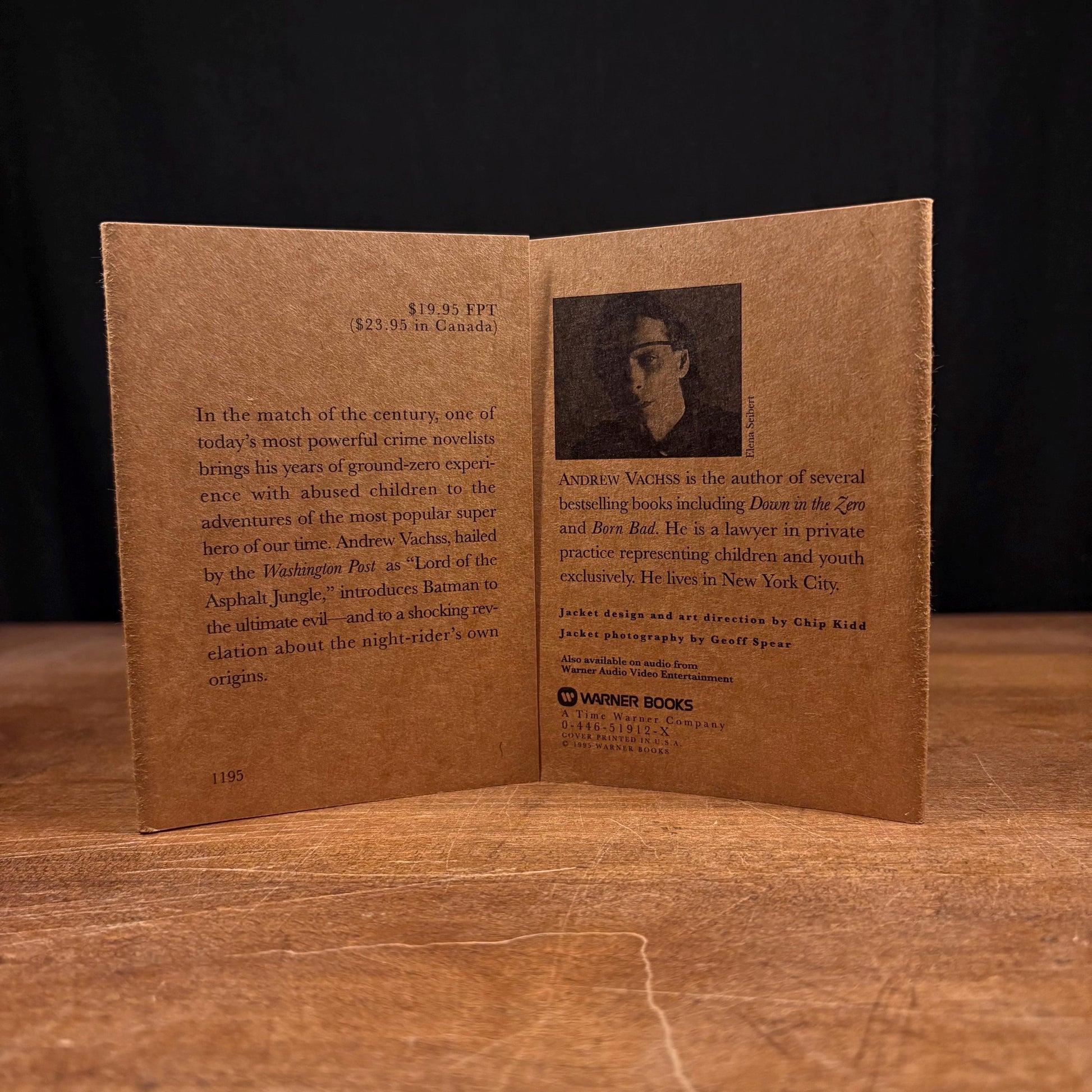 First Printing - Batman: The Ultimate Evil / Andrew Vachss (1995) Vintage Hardcover Book