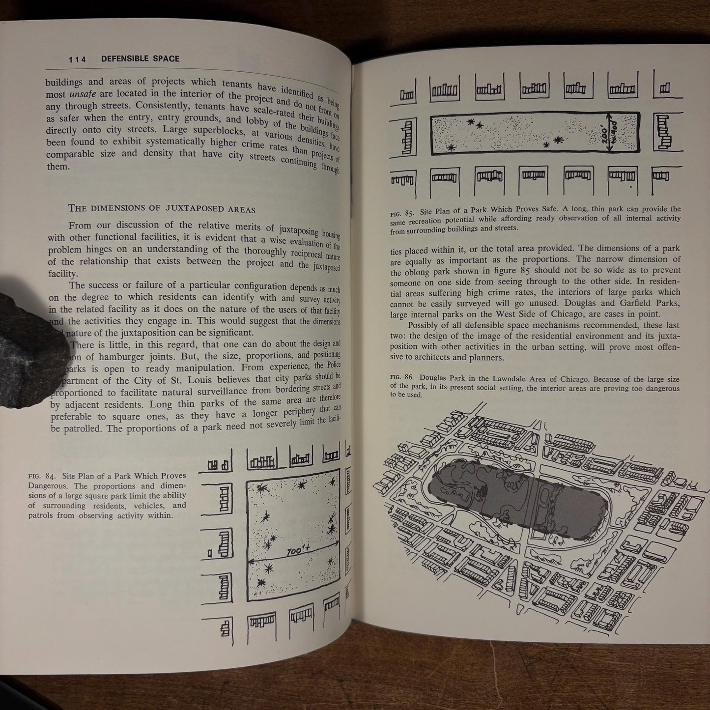 First Printing - Defensible Space: Crime Prevention Through Urban Design / Oscar Newman (1972) Vintage Hardcover Book