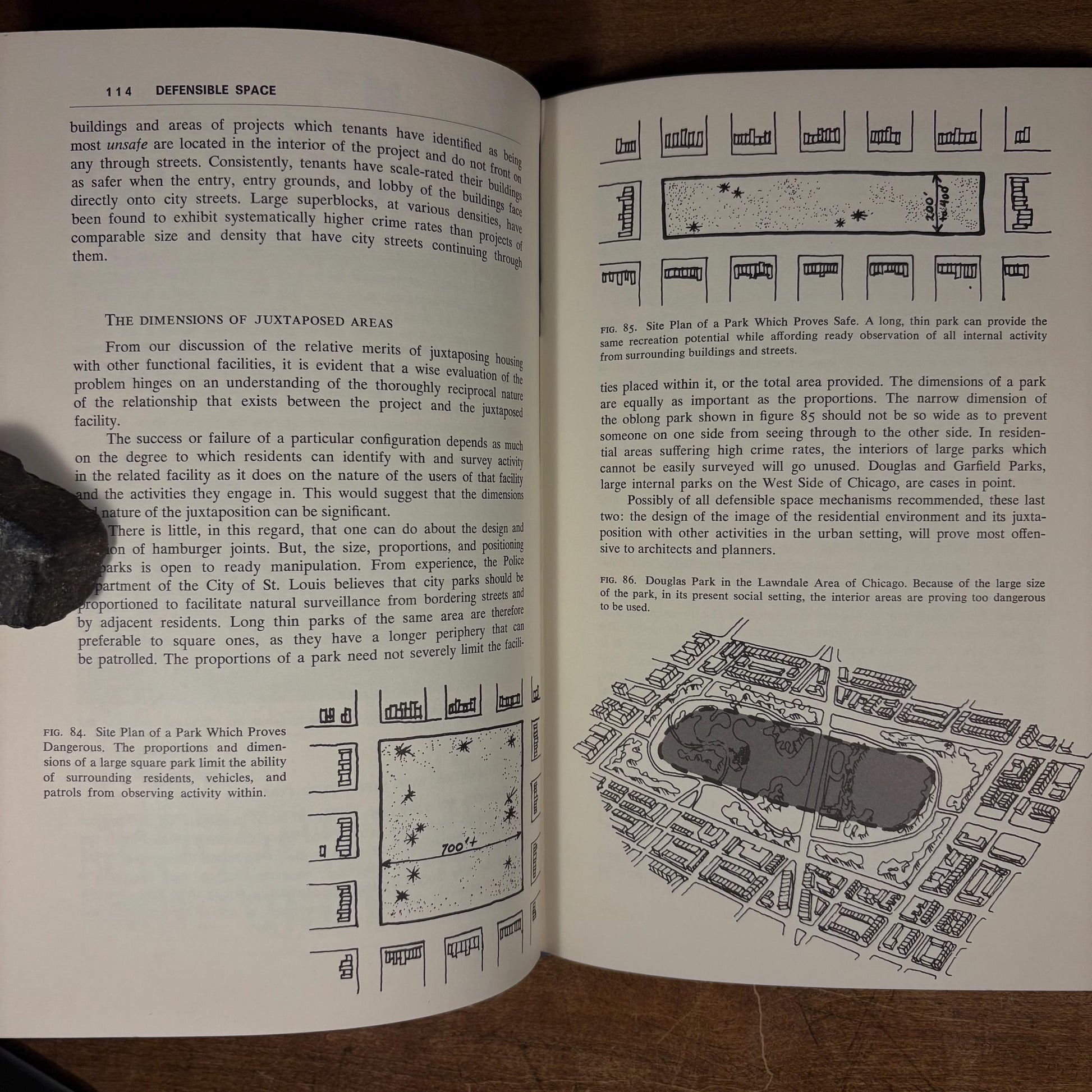 First Printing - Defensible Space: Crime Prevention Through Urban Design / Oscar Newman (1972) Vintage Hardcover Book