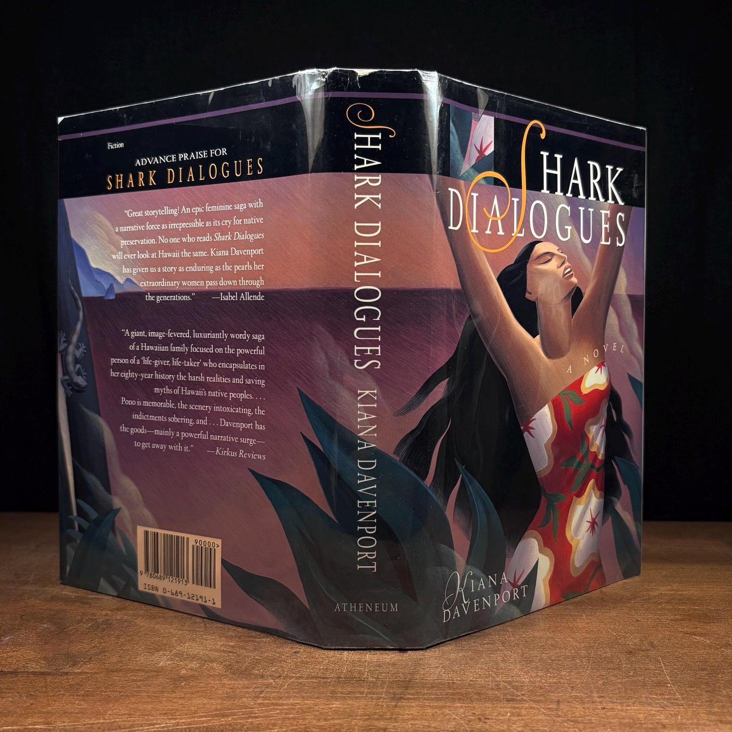 First Printing - Shark Dialogues / Kiana Davenport (1994) Vintage Hardcover Book