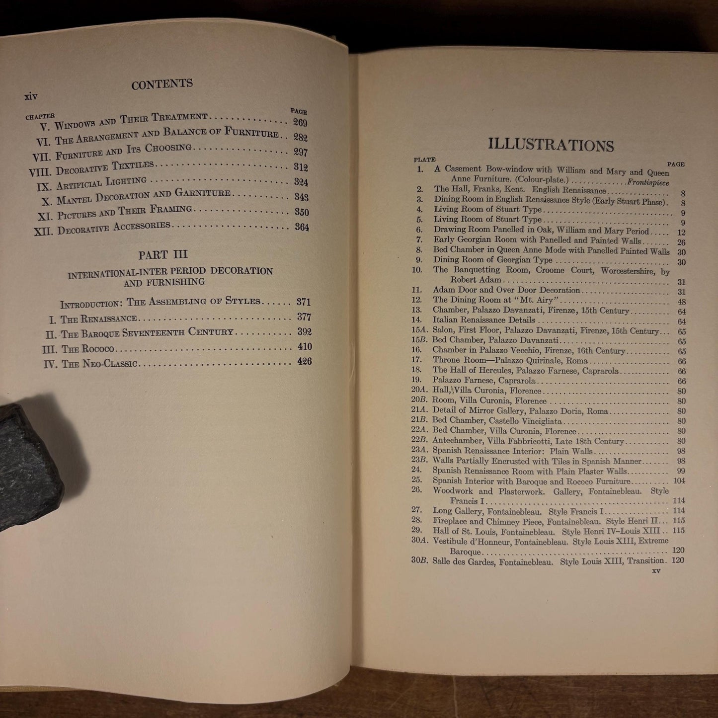 Early Printing - The Practical Book of Interior Decoration / Harold D. Eberlein, Abbot McClure and Edward S. Holloway (1919) Vintage Book