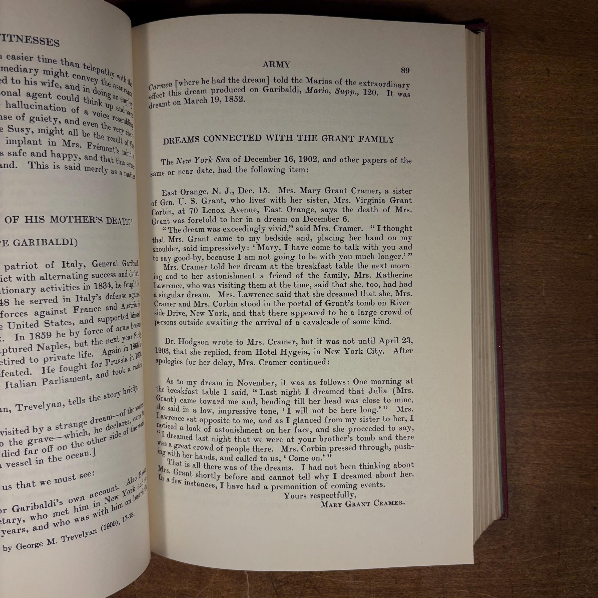 Noted Witnesses for Psychic Occurrences / Walter Franklin Prince (1963) Vintage Hardcover Book