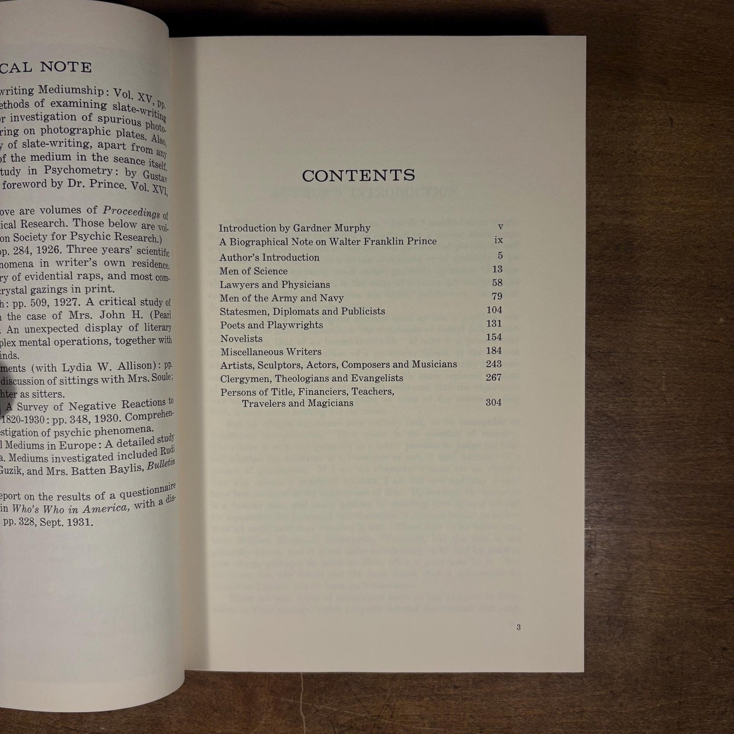 Noted Witnesses for Psychic Occurrences / Walter Franklin Prince (1963) Vintage Hardcover Book