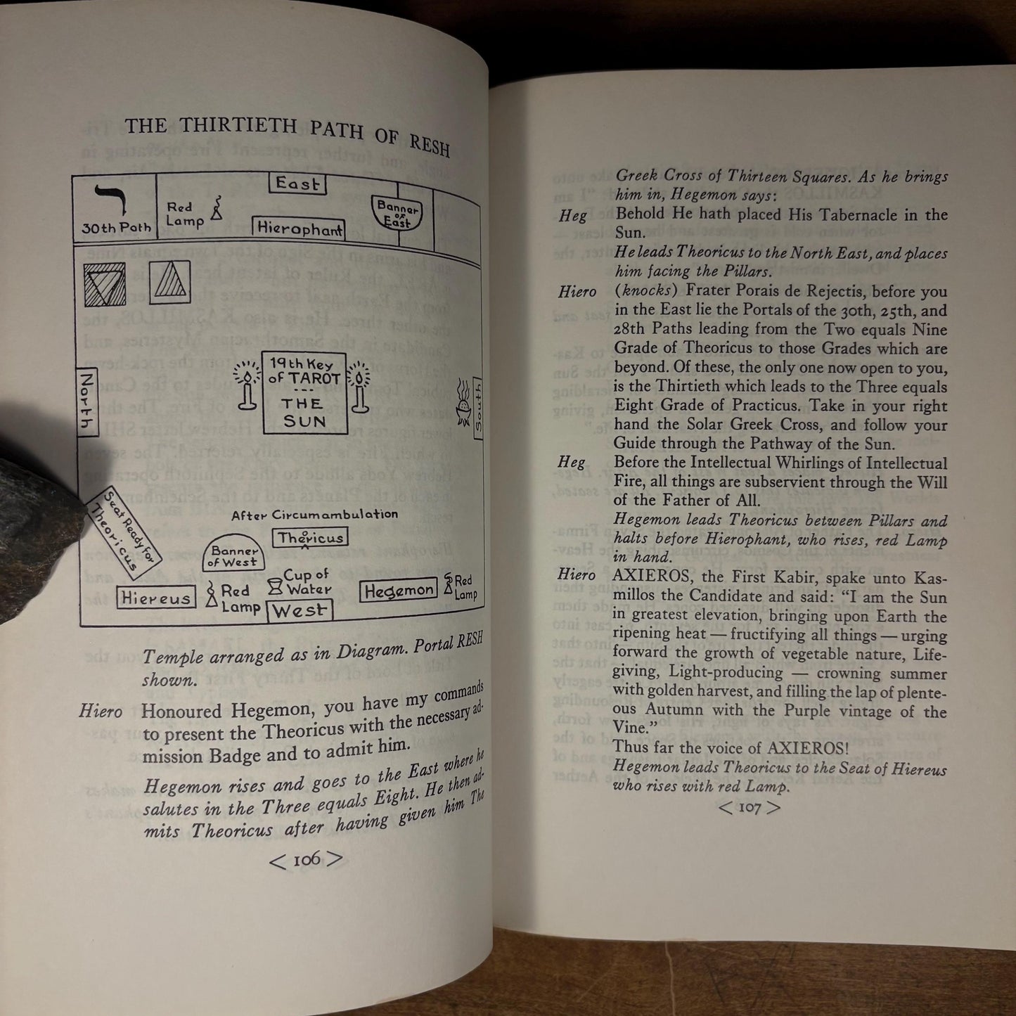 The Golden Dawn: An Account of the Teachings, Rites and Ceremonies of the Order of the Golden Dawn / Israel Regardie (1982) Vintage Book