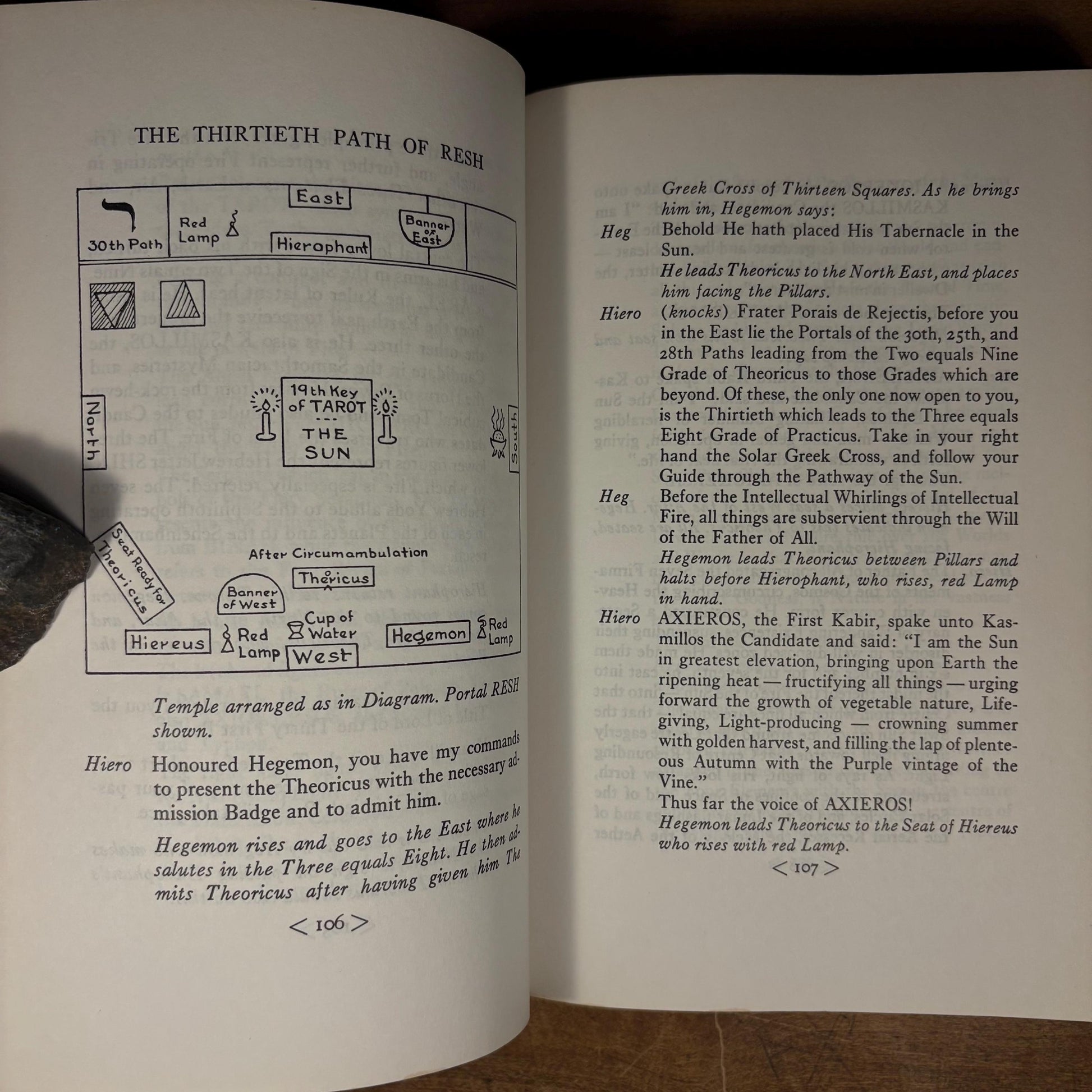 The Golden Dawn: An Account of the Teachings, Rites and Ceremonies of the Order of the Golden Dawn / Israel Regardie (1982) Vintage Book