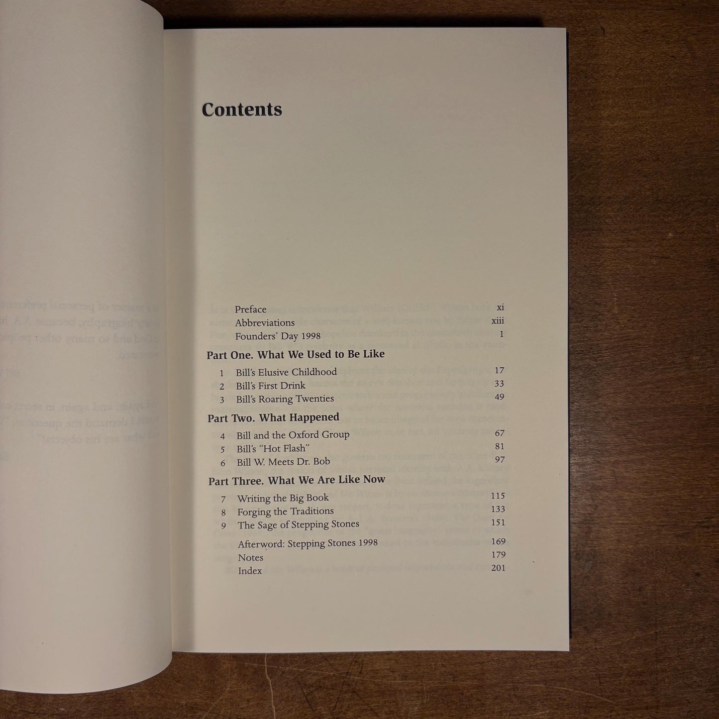 Bill W. and Mr. Wilson: The Legend and Life of A.A.'s Cofounder / Matthew Raphael (2000) Vintage Hardcover Book