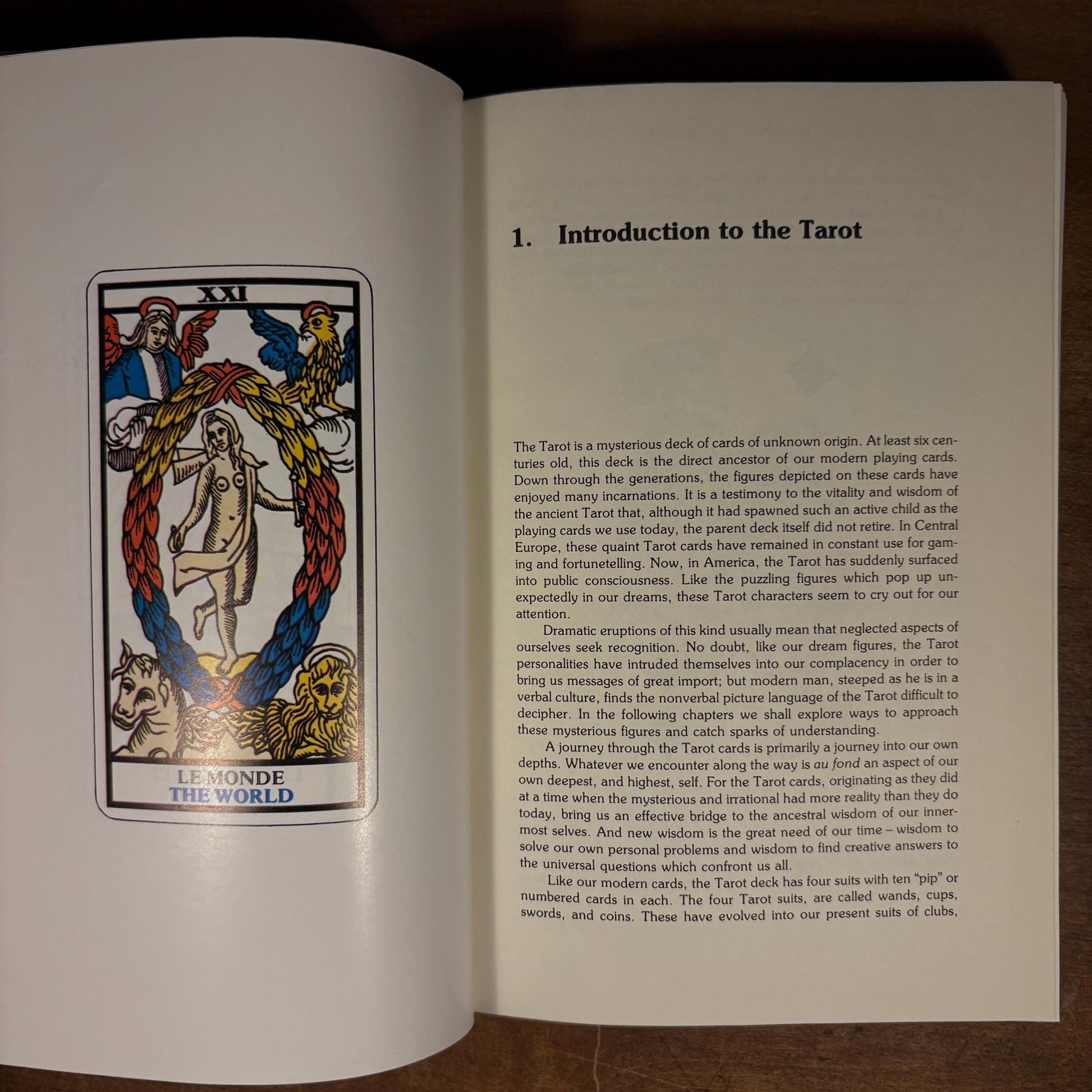 Second Printing - Jung and Tarot: An Archetypal Journey / Sallie Nichols (1982) Vintage Hardcover Book