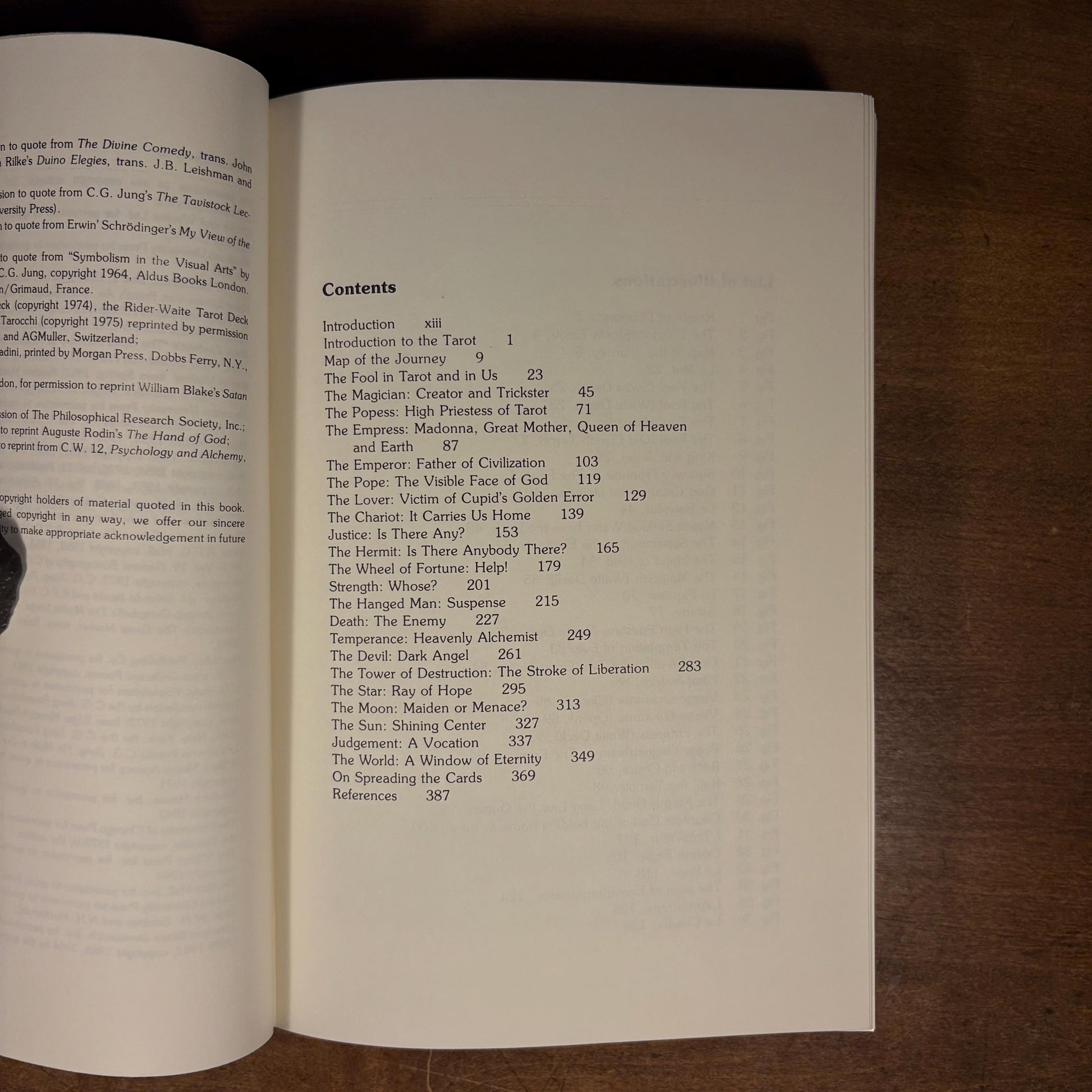 Second Printing - Jung and Tarot: An Archetypal Journey / Sallie Nichols (1982) Vintage Hardcover Book