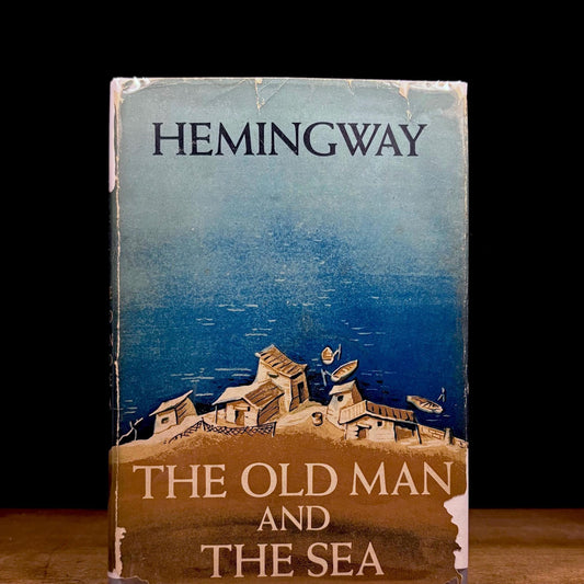 The Old Man and the Sea / Ernest Hemingway (1952) Vintage Hardcover Book