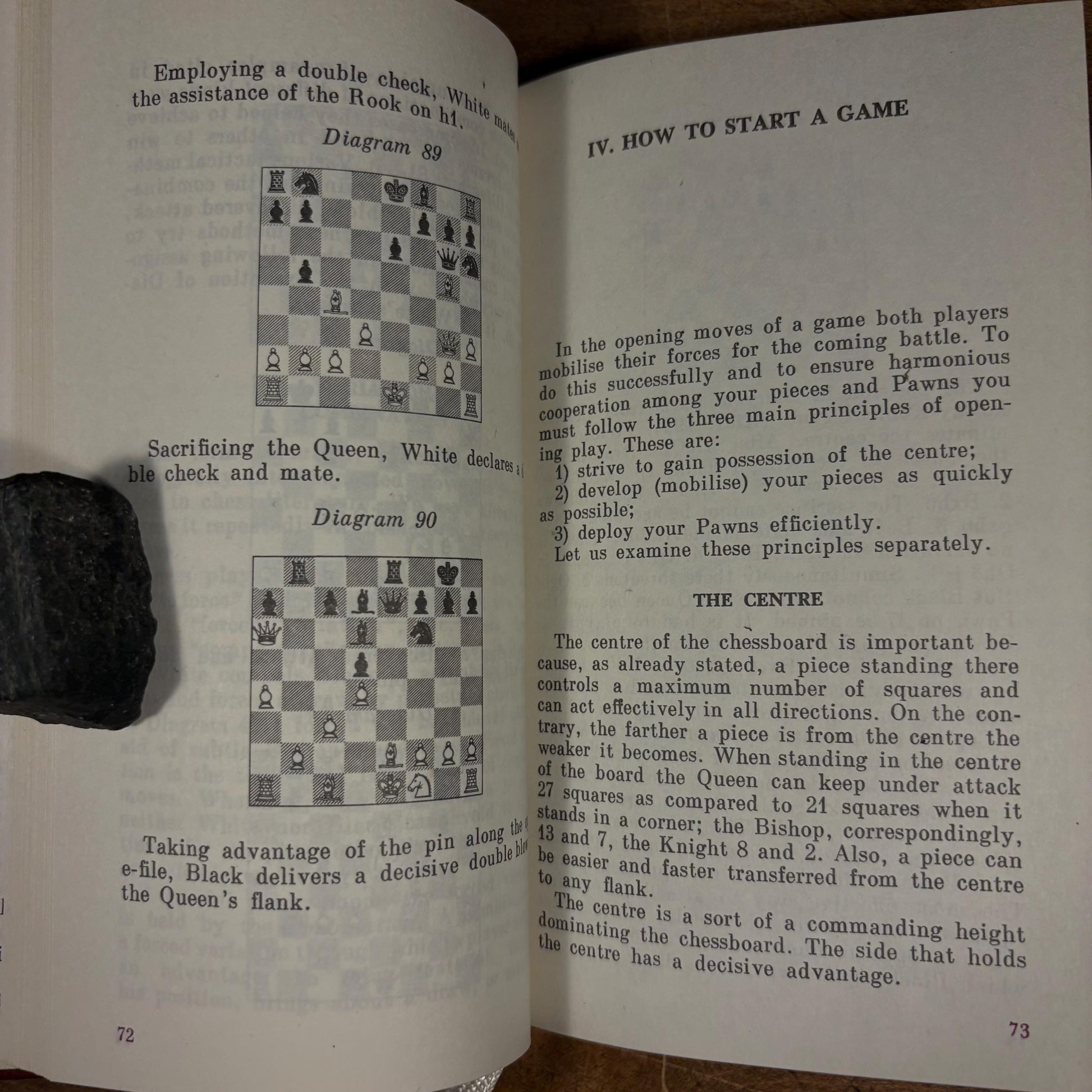 Your First Move: Chess for Beginners / Alexei Sokolsky (1984) Vintage Hardcover Book