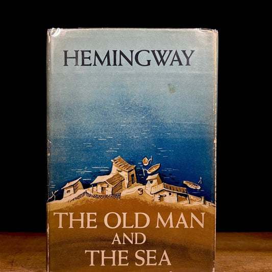 The Old Man and the Sea / Ernest Hemingway (1952) Vintage Hardcover Book