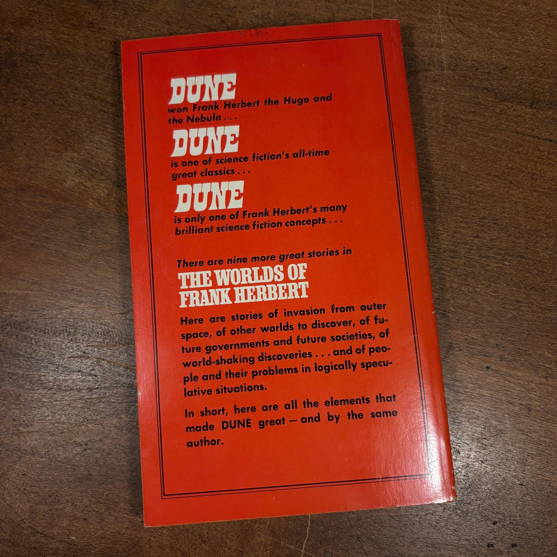 The Worlds of Frank Herbert / Frank Herbert (1971) Vintage Paperback Book