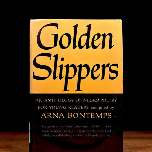 Golden Slippers / Arna Bontemps (1962) Vintage Hardcover Book