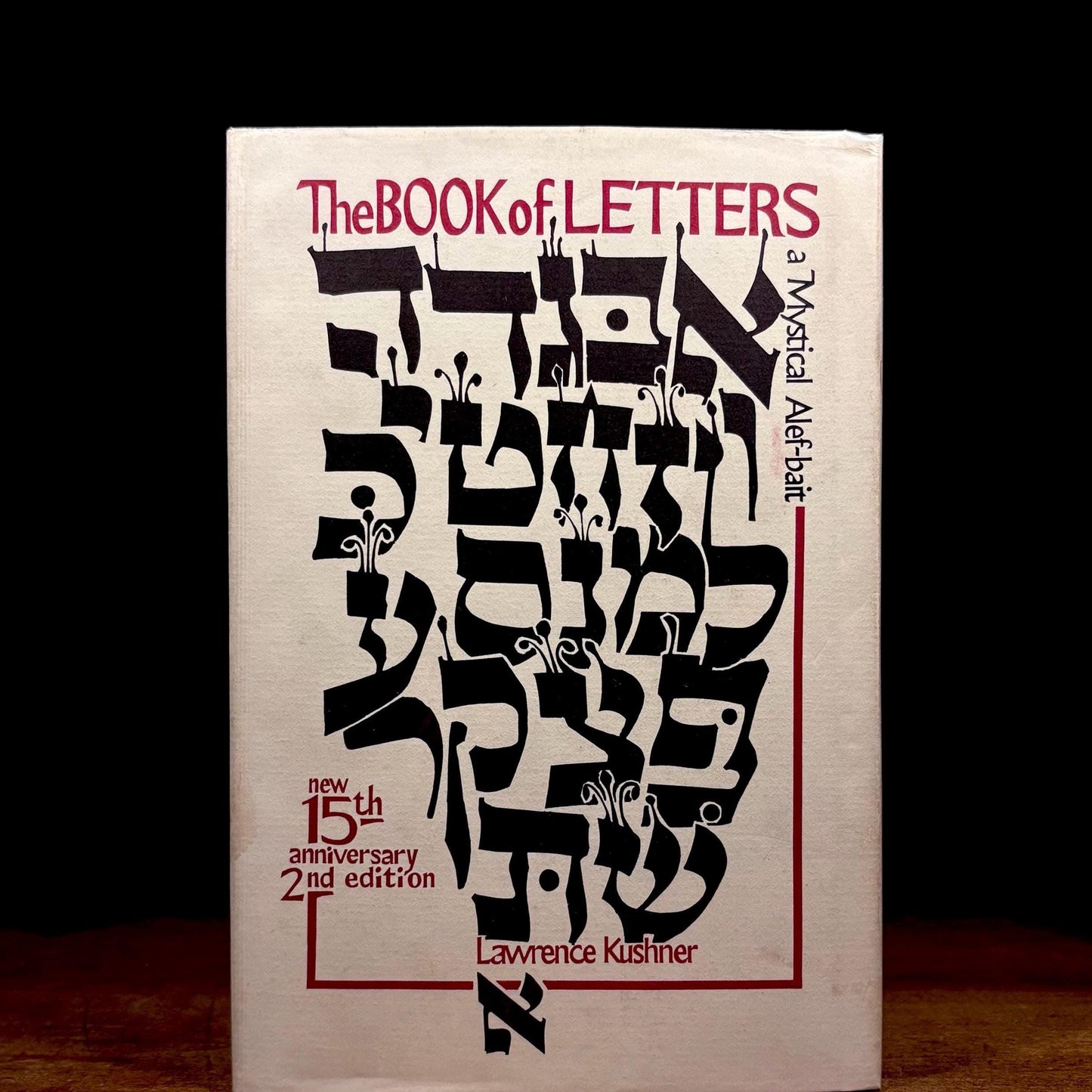 The Book of Letters: A Mystical Alef-bait by Lawrence Kushner (1990) Vintage Hardcover Book
