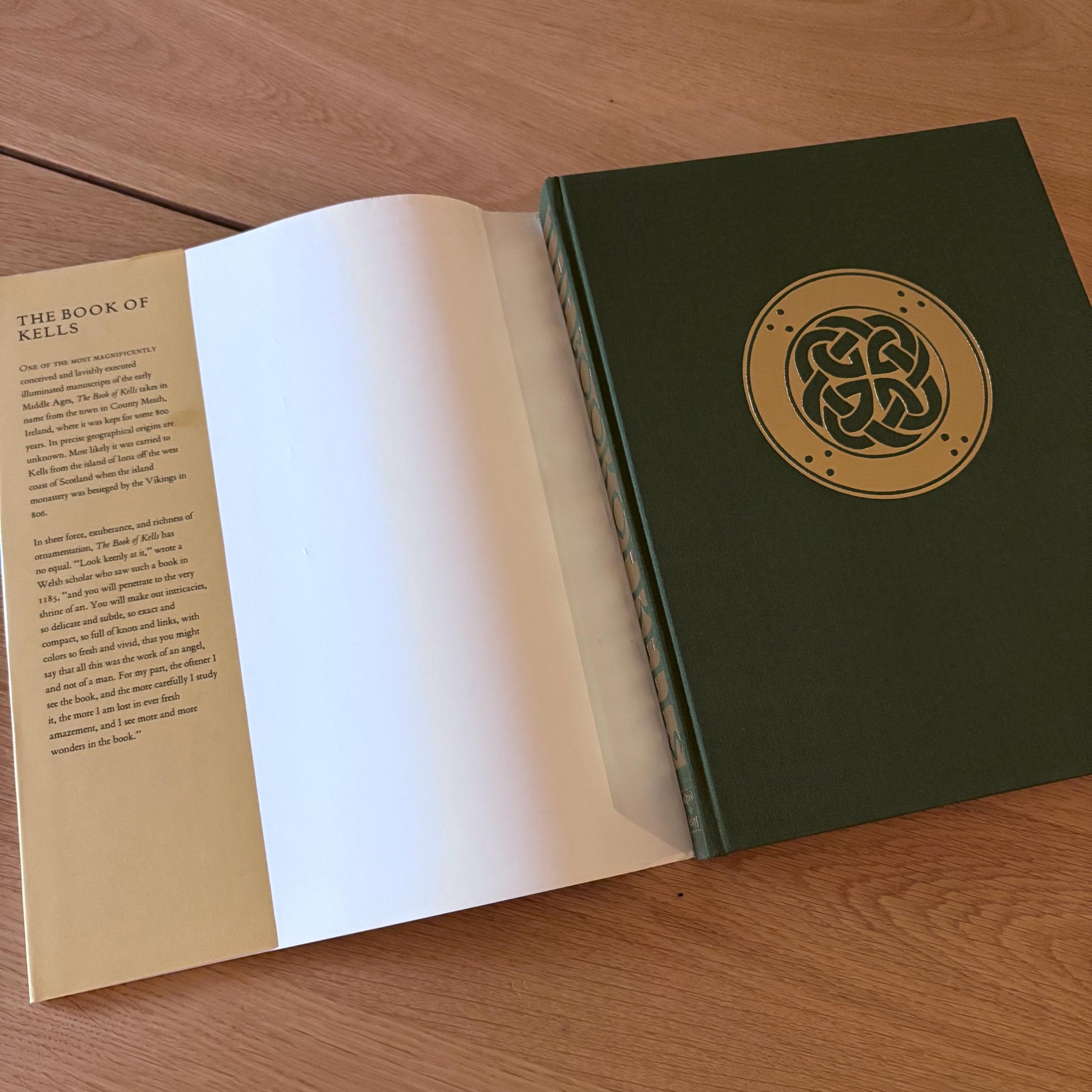 The Book of Kells: Reproductions from the Manuscripts in Trinity College Dublin (1977) Vintage Hardcover Book