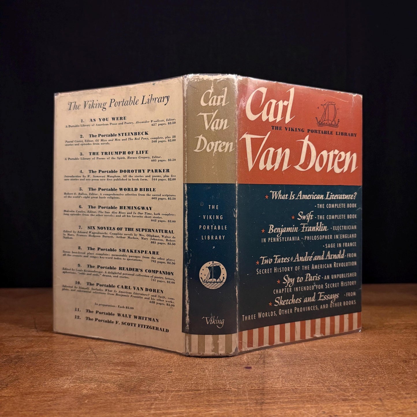 First Printing - The Viking Portable Library: Carl Van Doren / Carl Van Doren (1945) Vintage Hardcover Book