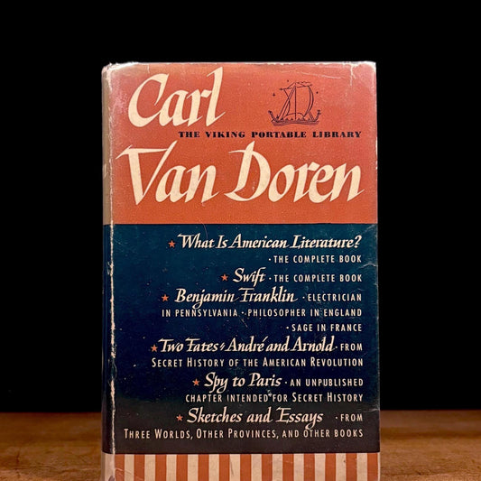 First Printing - The Viking Portable Library: Carl Van Doren / Carl Van Doren (1945) Vintage Hardcover Book