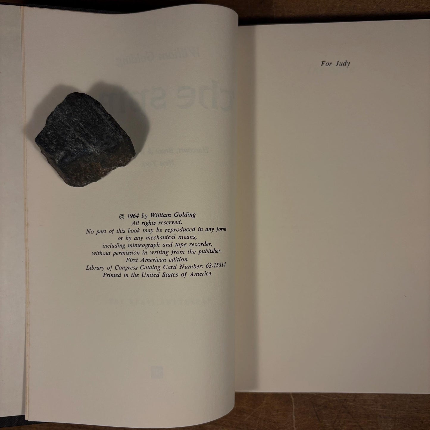 First American Printing - The Spire / William Golding (1964) Vintage Hardcover Book