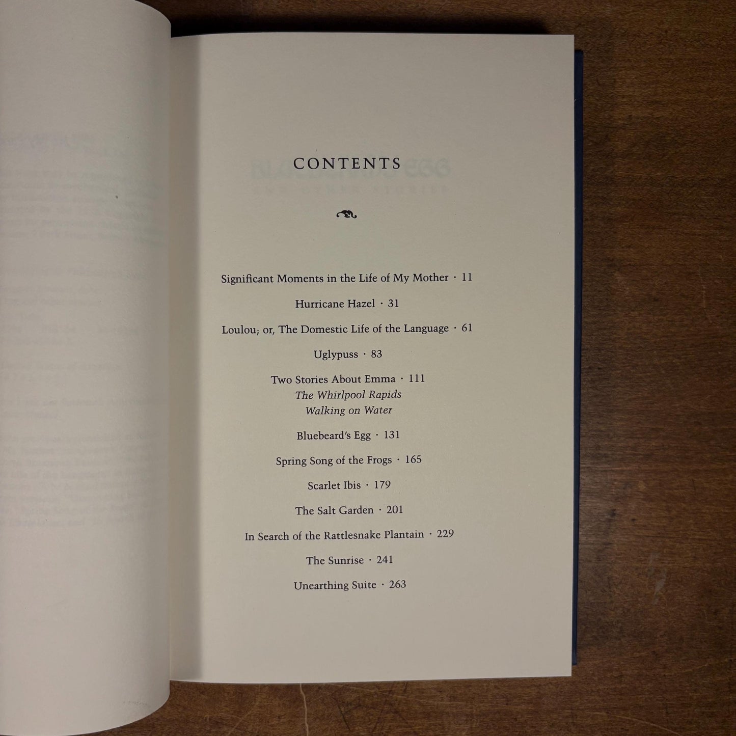 First Printing - Bluebeard's Egg and Other Stories / Margaret Atwood (1986) Vintage Hardcover Book
