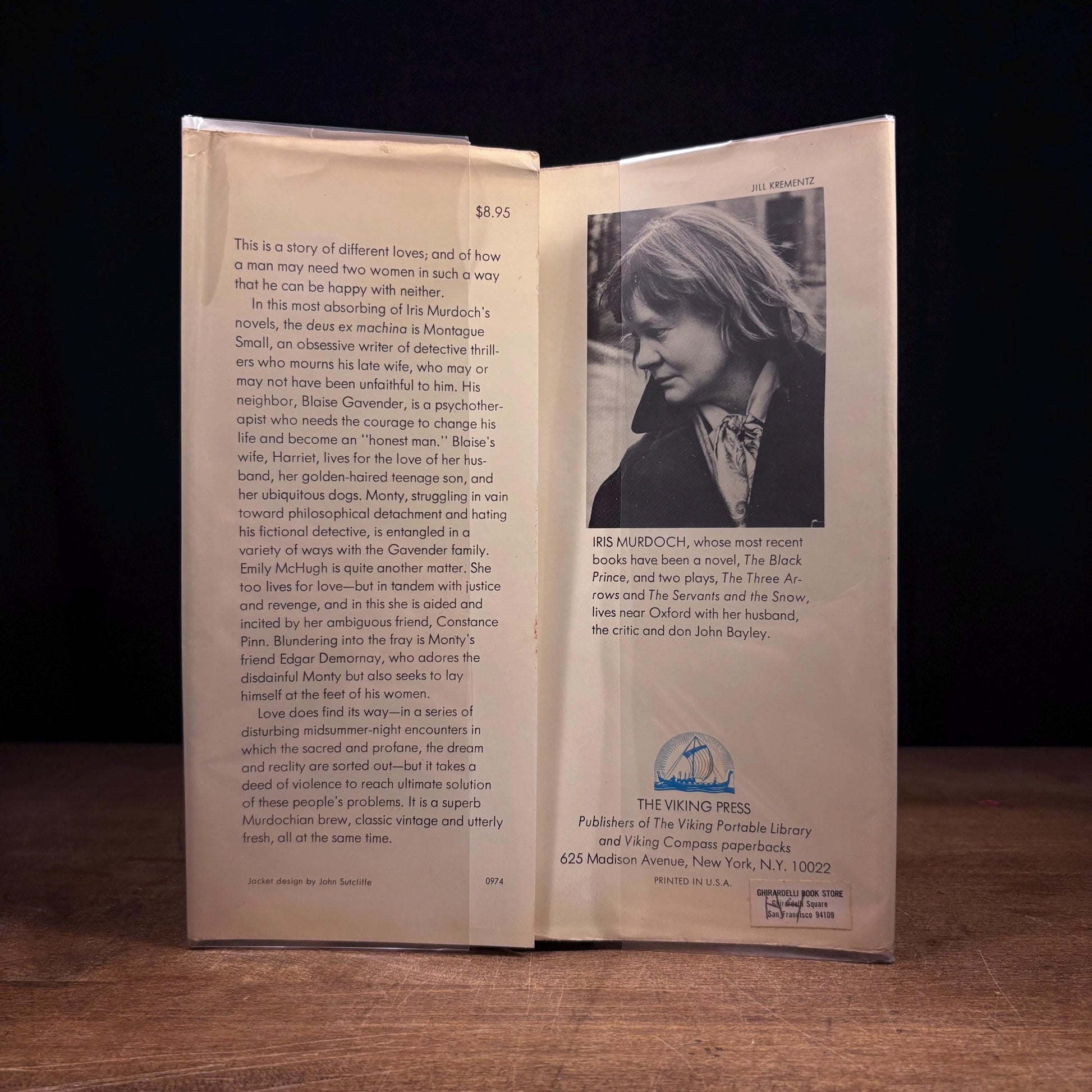 First American Printing - The Sacred and Profane Love Machine / Iris Murdoch (1974) Vintage Hardcover Book