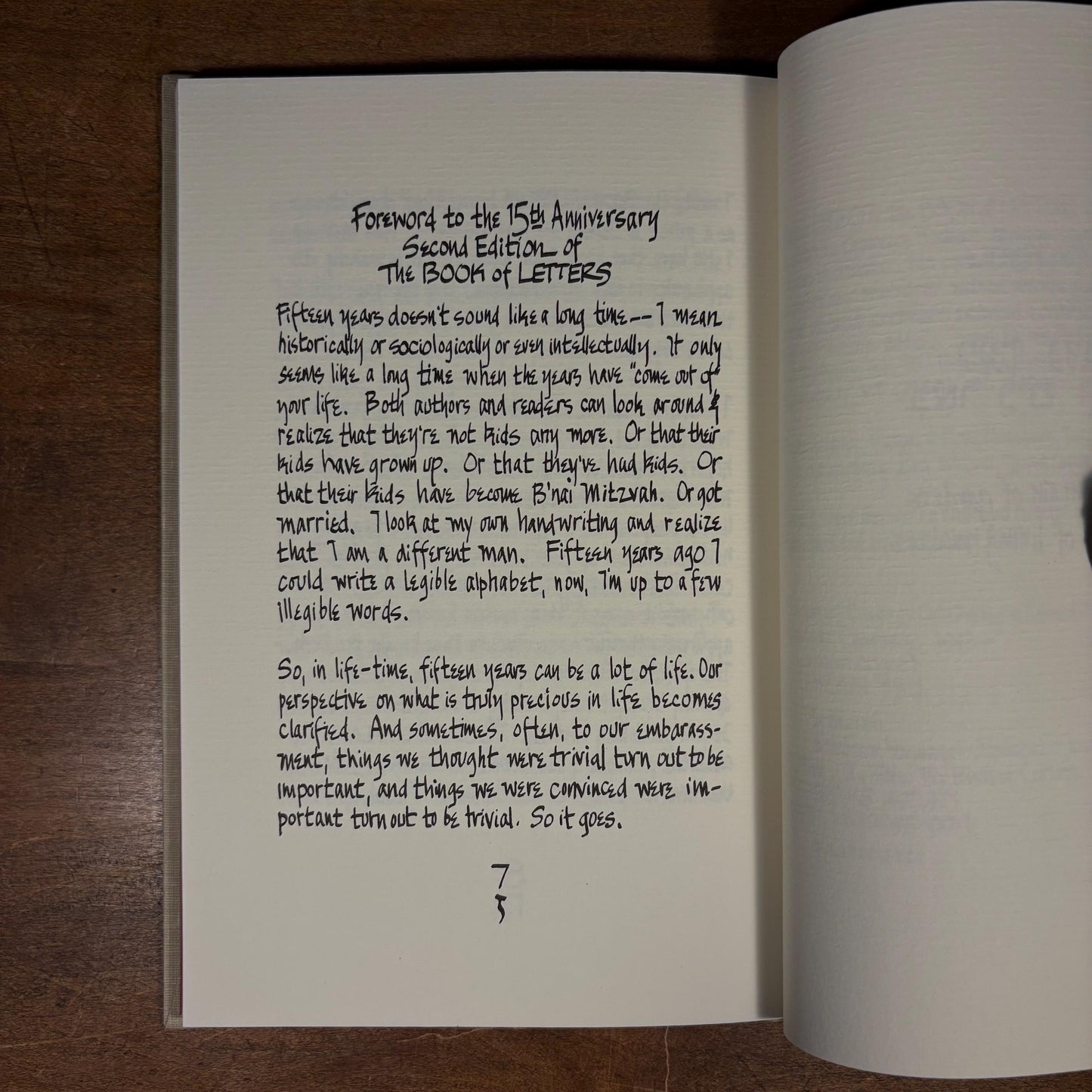 The Book of Letters: A Mystical Alef-bait by Lawrence Kushner (1990) Vintage Hardcover Book