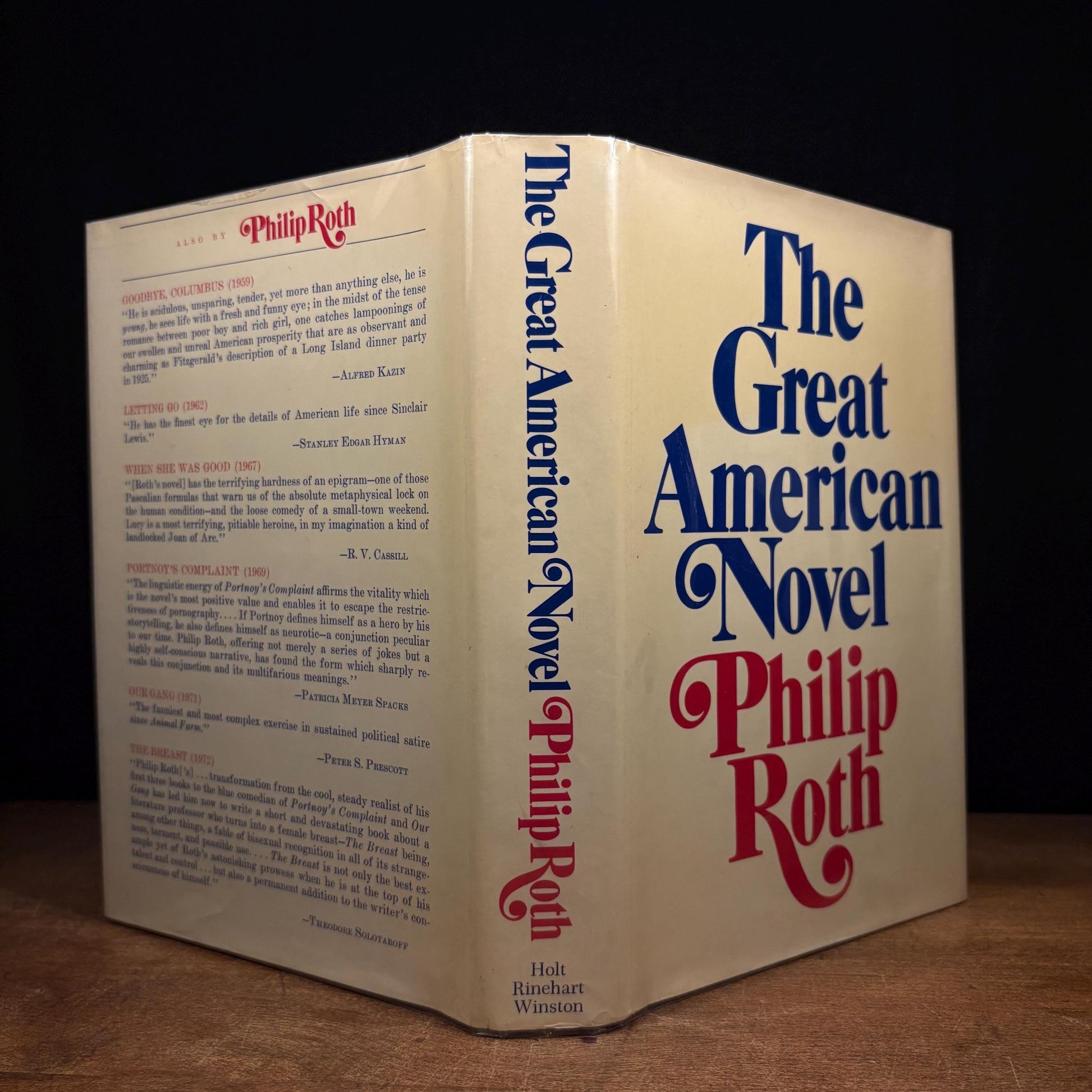 First Printing - The Great American Novel / Philip Roth (1973) Vintage Hardcover Book
