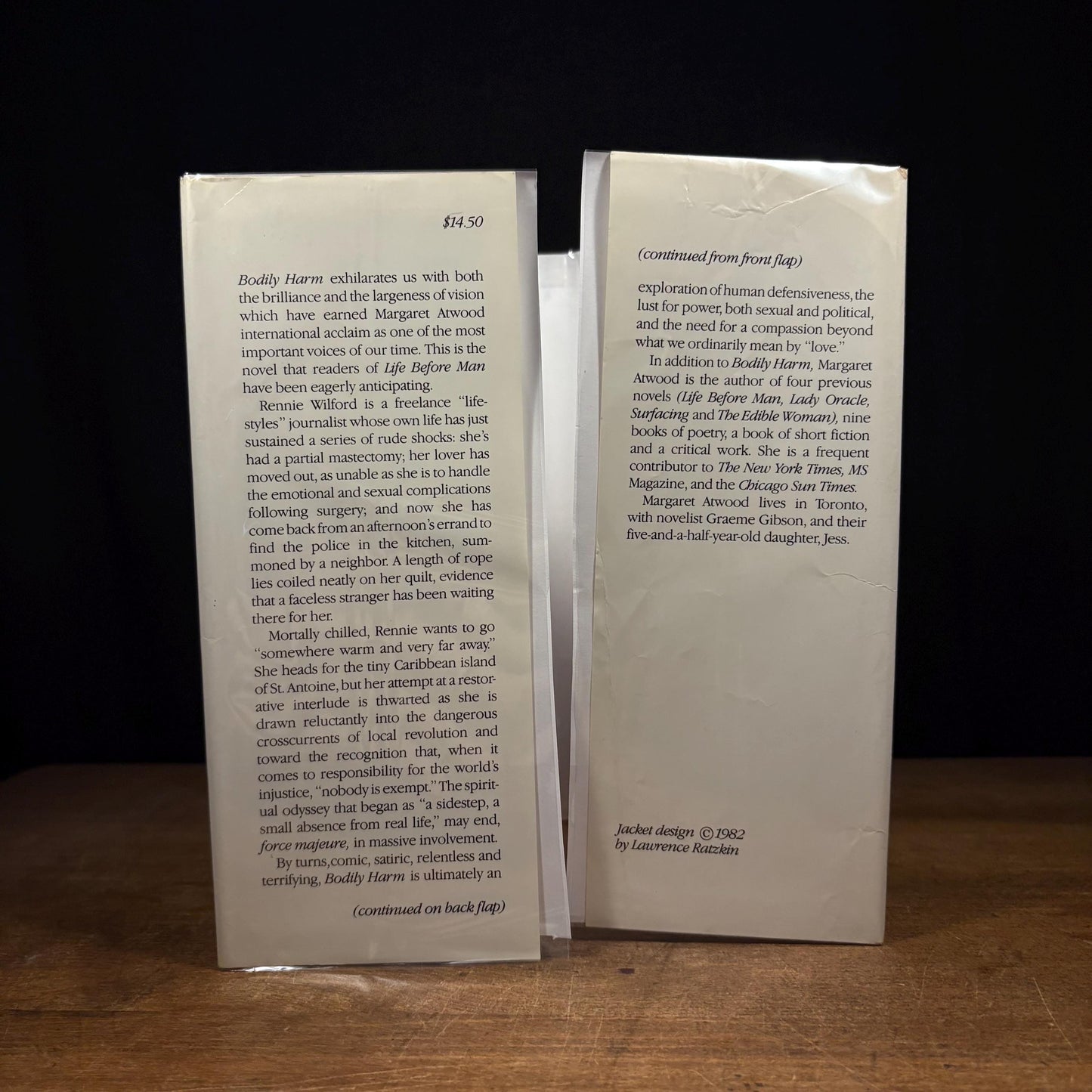 First American Printing - Bodily Harm / Margaret Atwood (1982) Vintage Hardcover Book