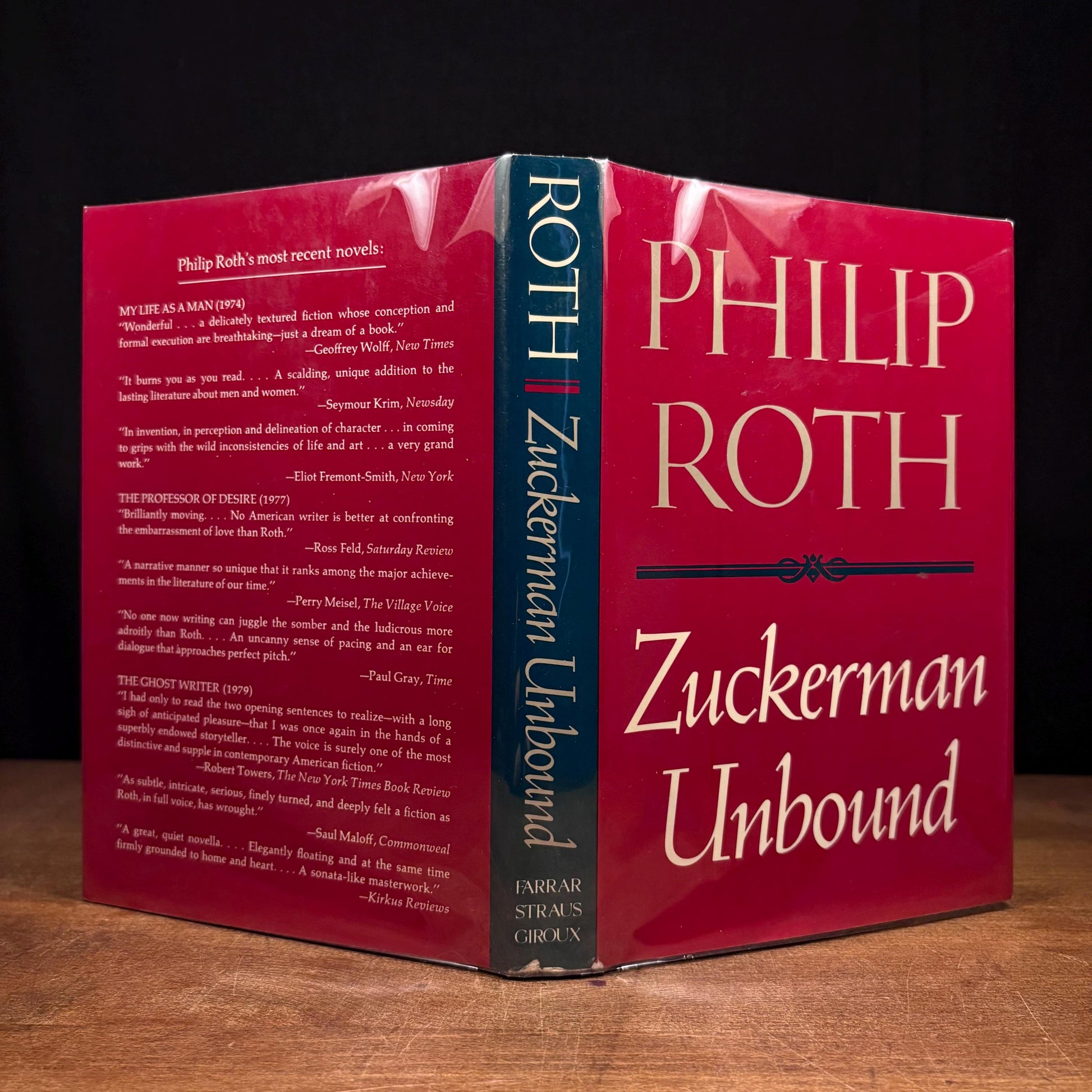 First Printing - Zuckerman Unbound / Philip Roth (1981) Vintage Hardcover Book