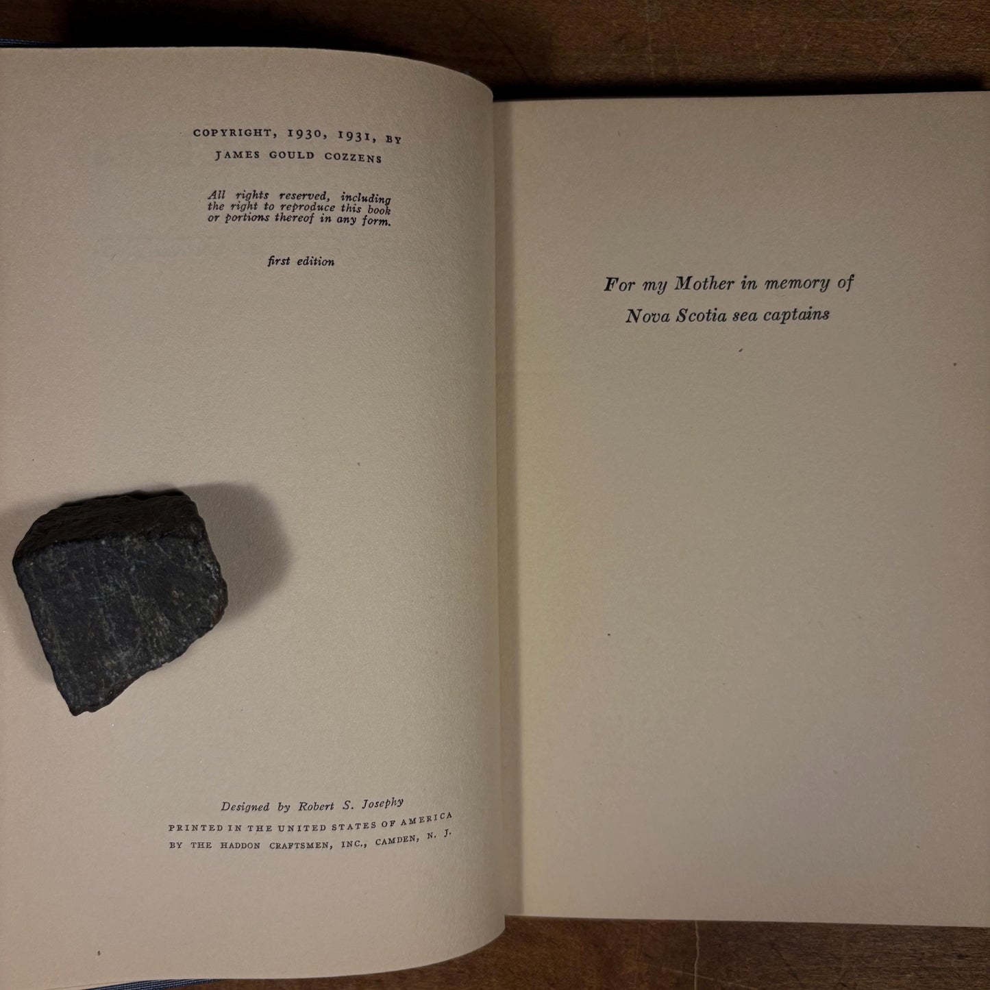 First Printing - S.S. San Pedro / James Gould Cozzens (1931) Vintage Hardcover Book