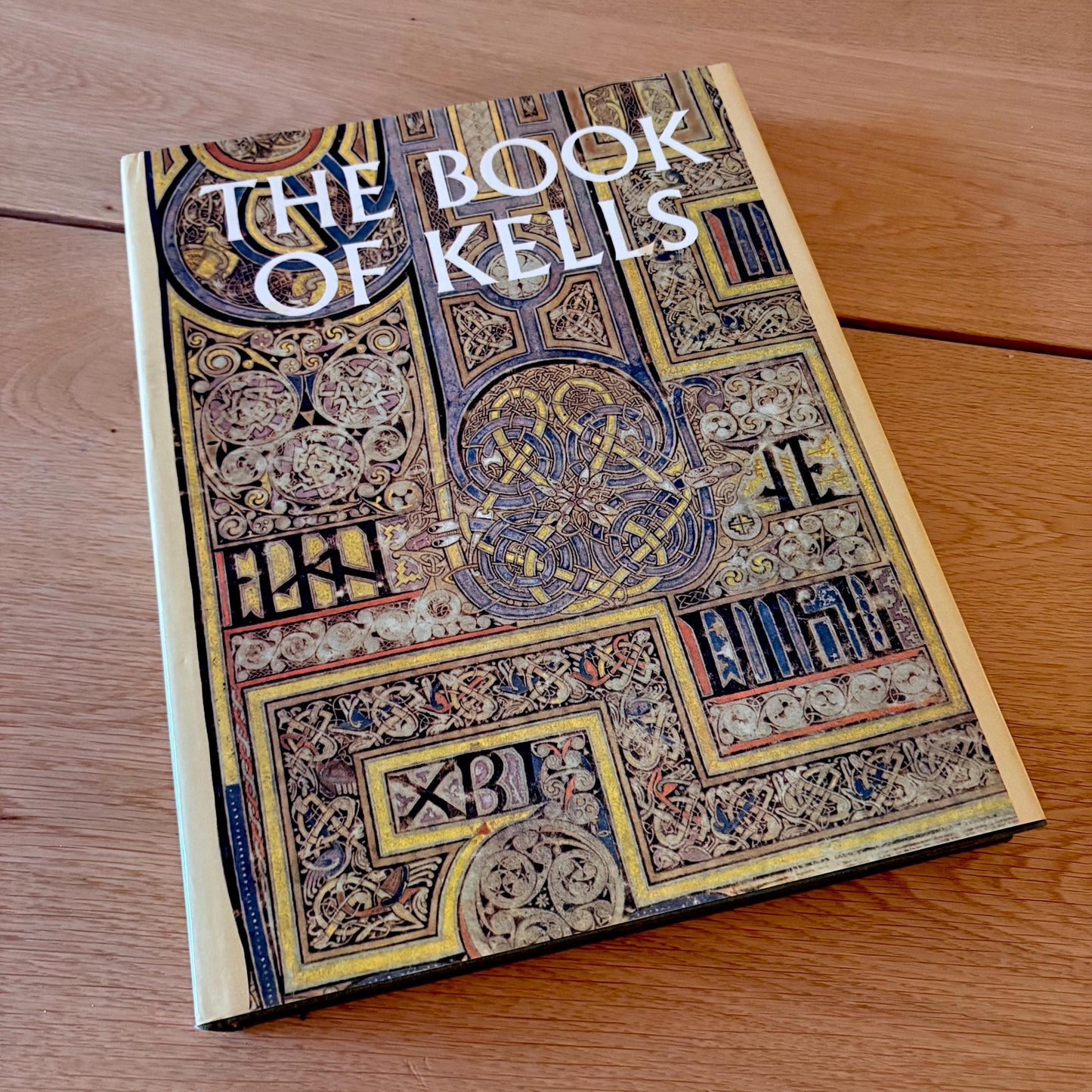 The Book of Kells: Reproductions from the Manuscripts in Trinity College Dublin (1977) Vintage Hardcover Book