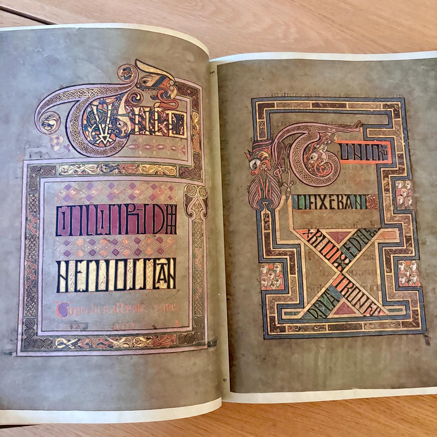 The Book of Kells: Reproductions from the Manuscripts in Trinity College Dublin (1977) Vintage Hardcover Book