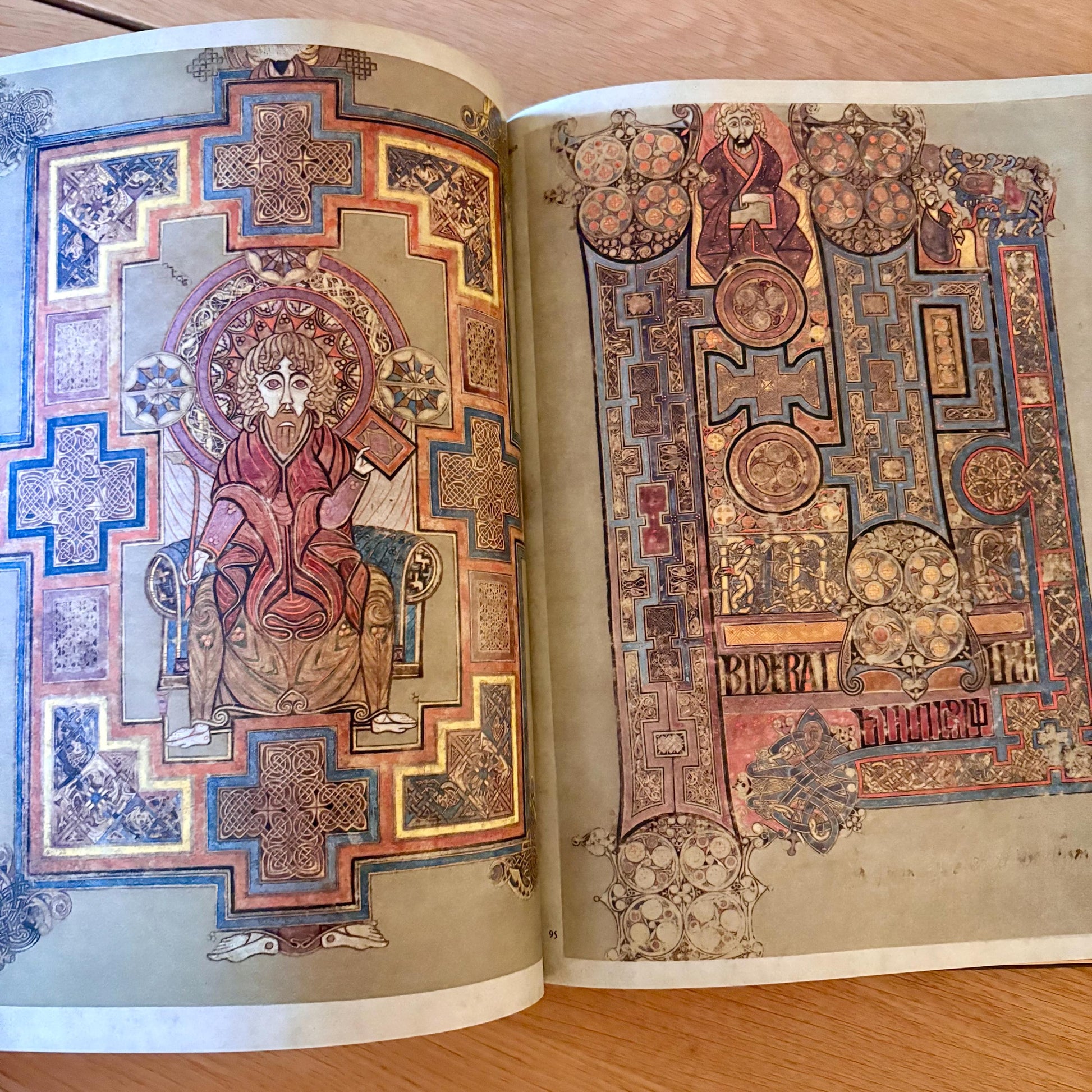 The Book of Kells: Reproductions from the Manuscripts in Trinity College Dublin (1977) Vintage Hardcover Book