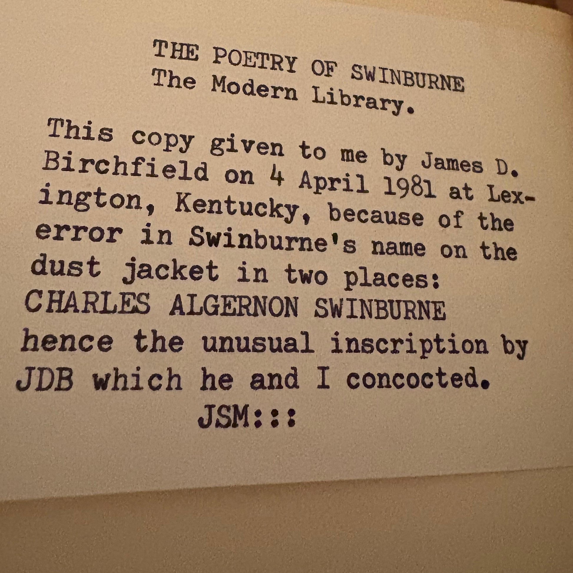 Modern Library - Poems / Algernon Charles Swinburne (1930) Vintage Hardcover Book