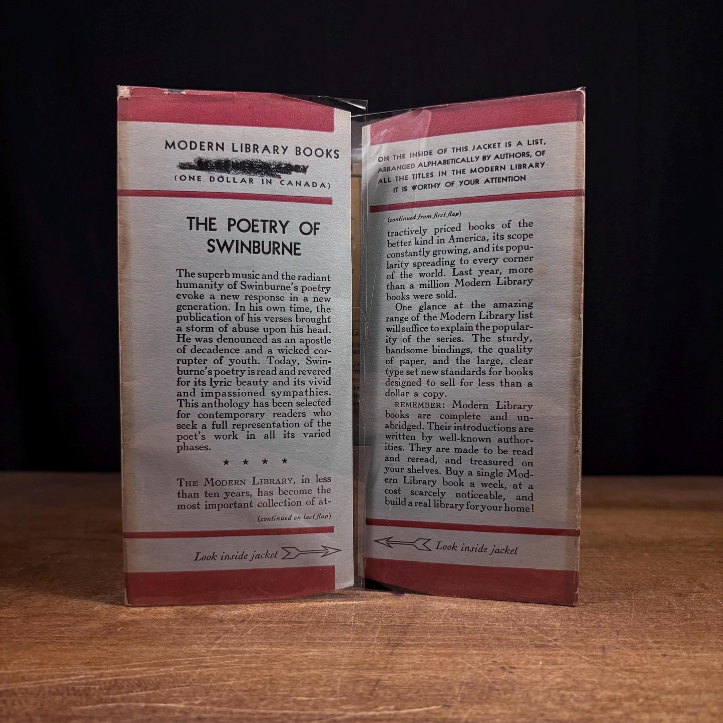 Modern Library - Poems / Algernon Charles Swinburne (1930) Vintage Hardcover Book