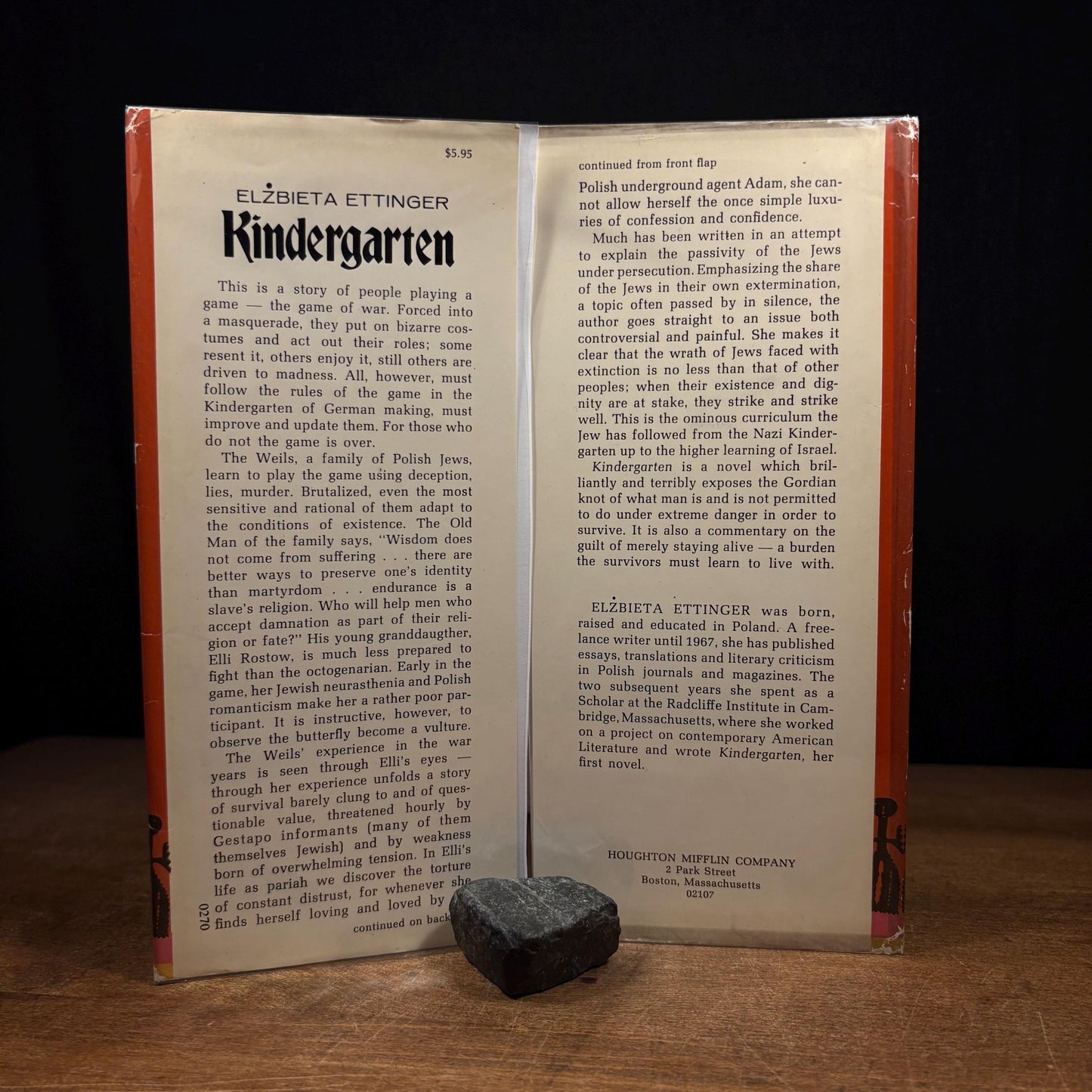 First Printing - Kindergarten / Elżbieta Ettinger (1970) Vintage Hardcover Book